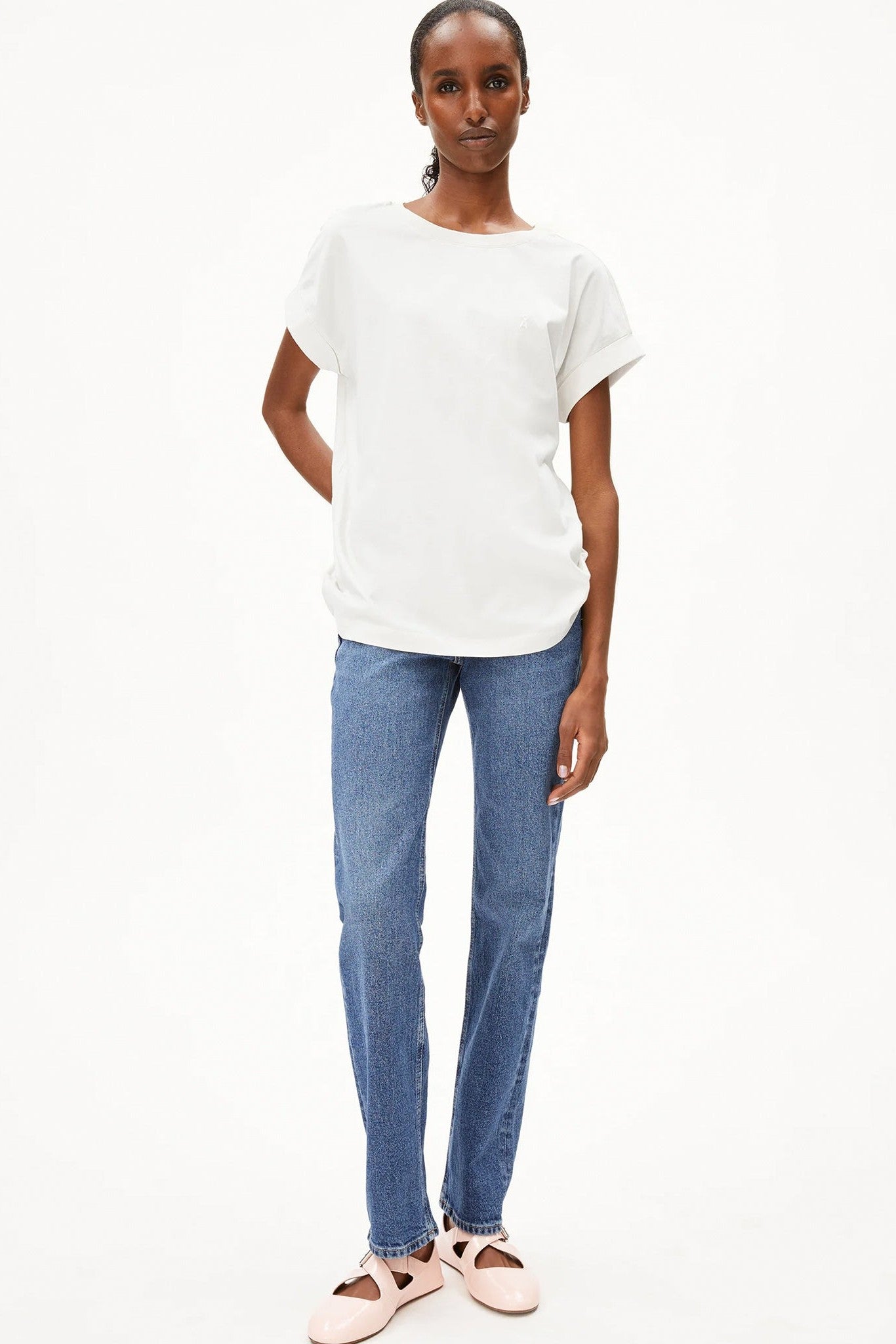 ARMEDANGELS - Idaara - White - BACKYARD