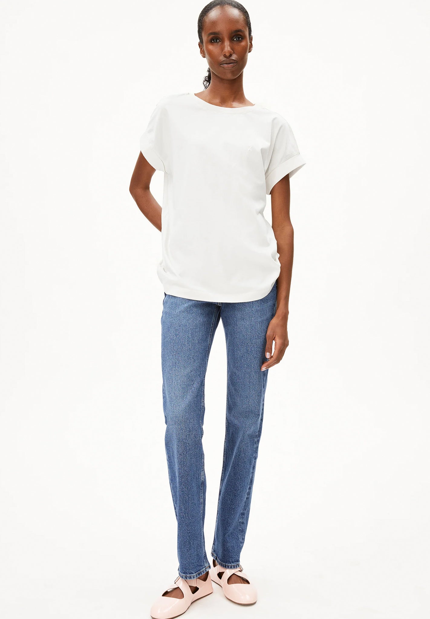 ARMEDANGELS - Idaara - White - BACKYARD