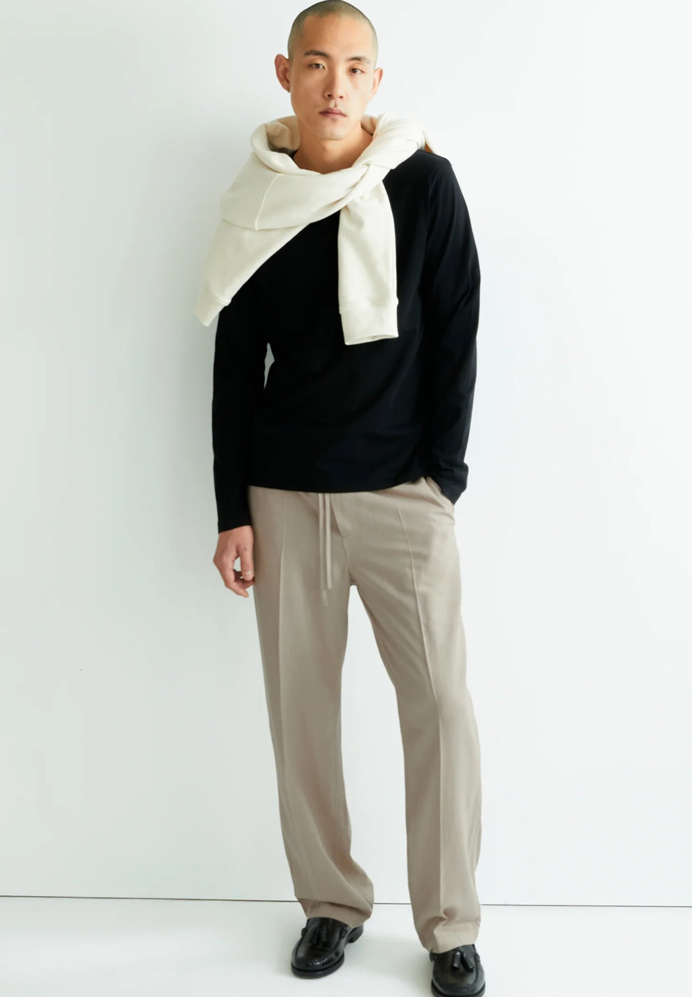 ARMEDANGELS - Jaames Longsleeve - Black - BACKYARD