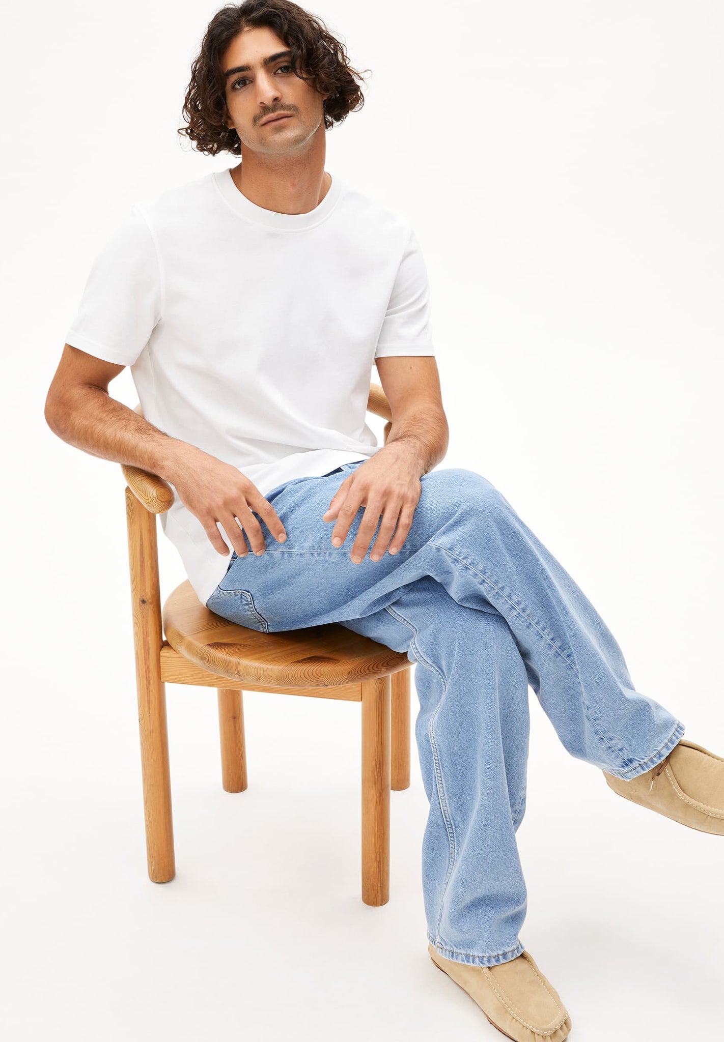 ARMEDANGELS - Maarkos - White - BACKYARD