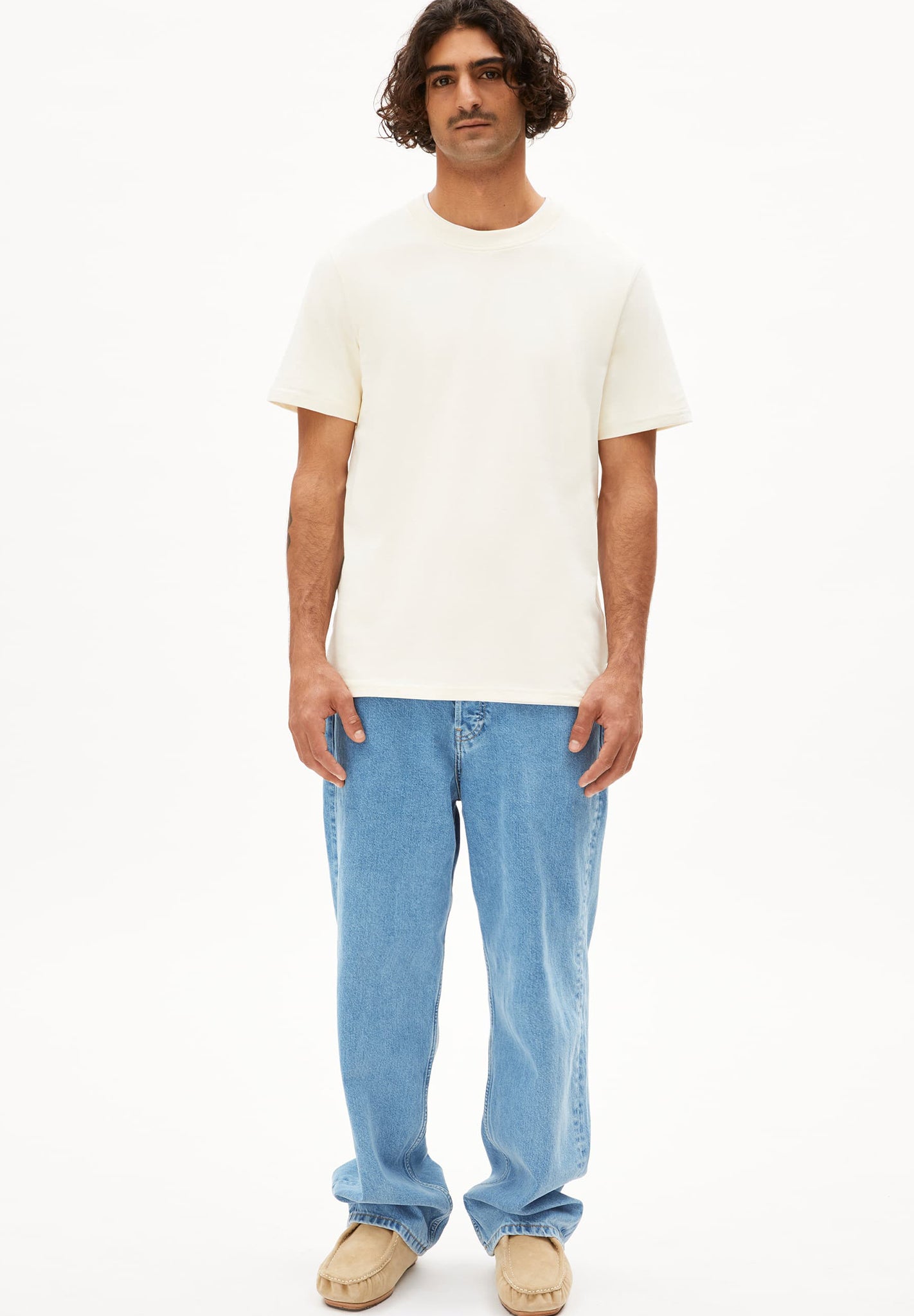 ARMEDANGELS - Maarkos - Oatmilk - BACKYARD