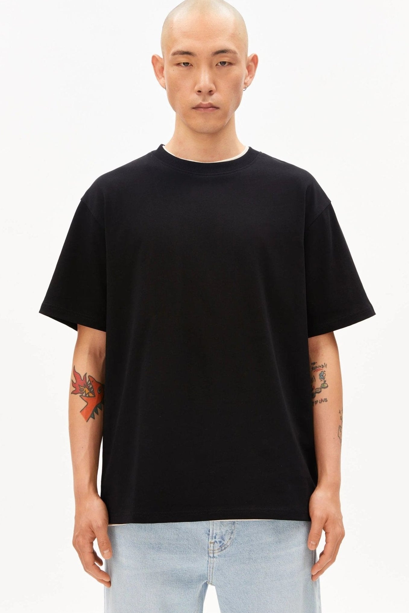 ARMEDANGELS - Maarkos Heavy Weight - Black - BACKYARD