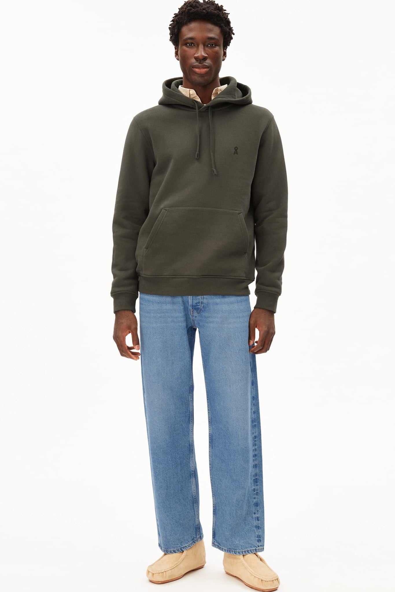 ARMEDANGELS - Paarlo Fleece - Forest Pine - BACKYARD