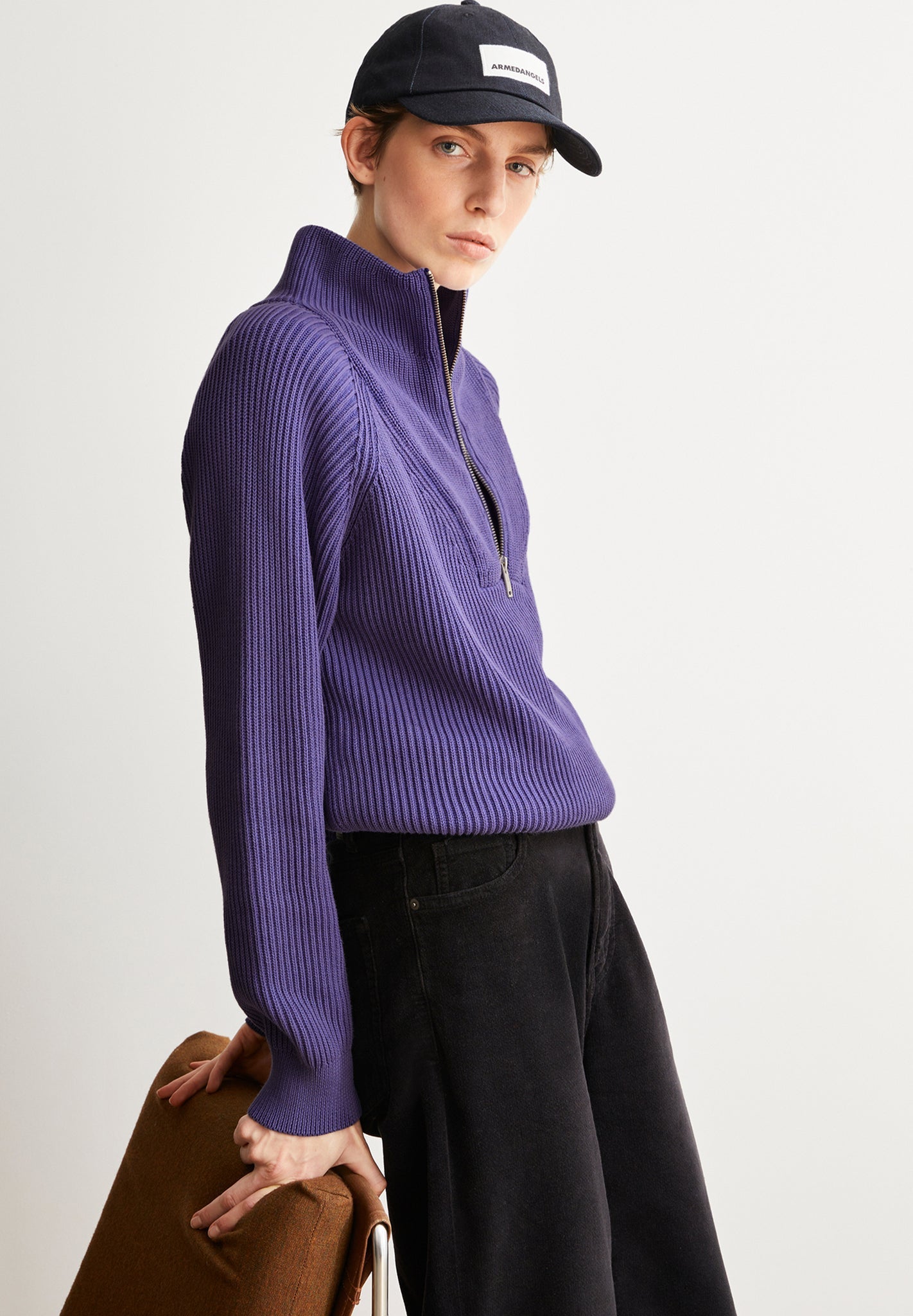 ARMEDANGELS - Ronyiaas GMT Dye - Indigo Lilac - BACKYARD