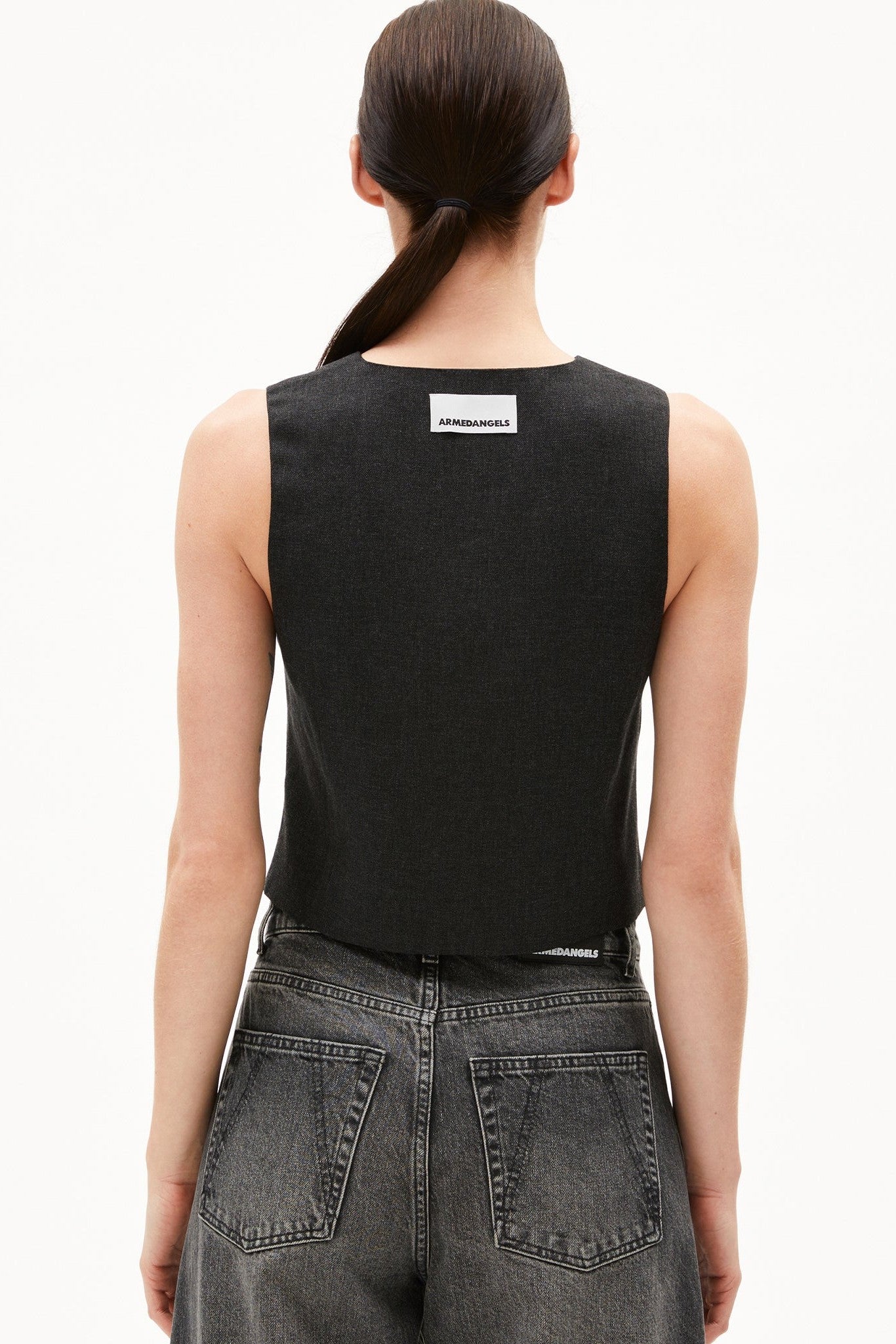 ARMEDANGELS - Sineriaa Premium - Steel Melange - BACKYARD