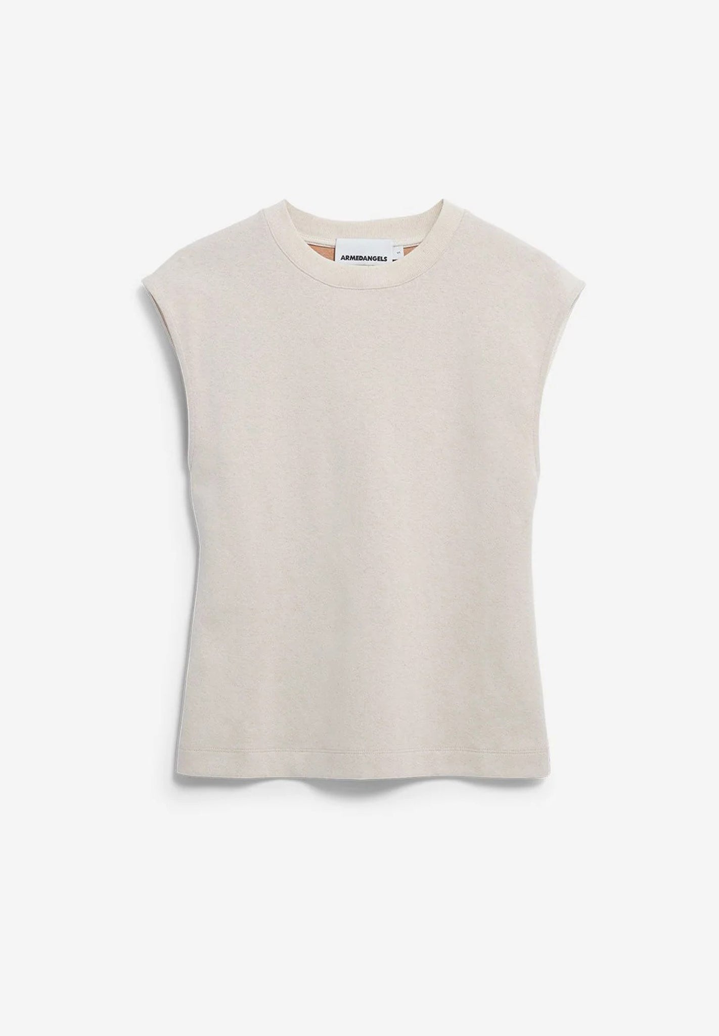 ARMEDANGELS - Un - Wasted Top - Undyed Cinnamon Dust - BACKYARD