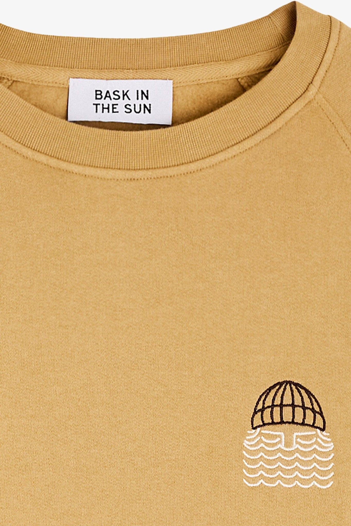 BASK IN THE SUN - Mini To The Sea Sweat - Coffee - BACKYARD