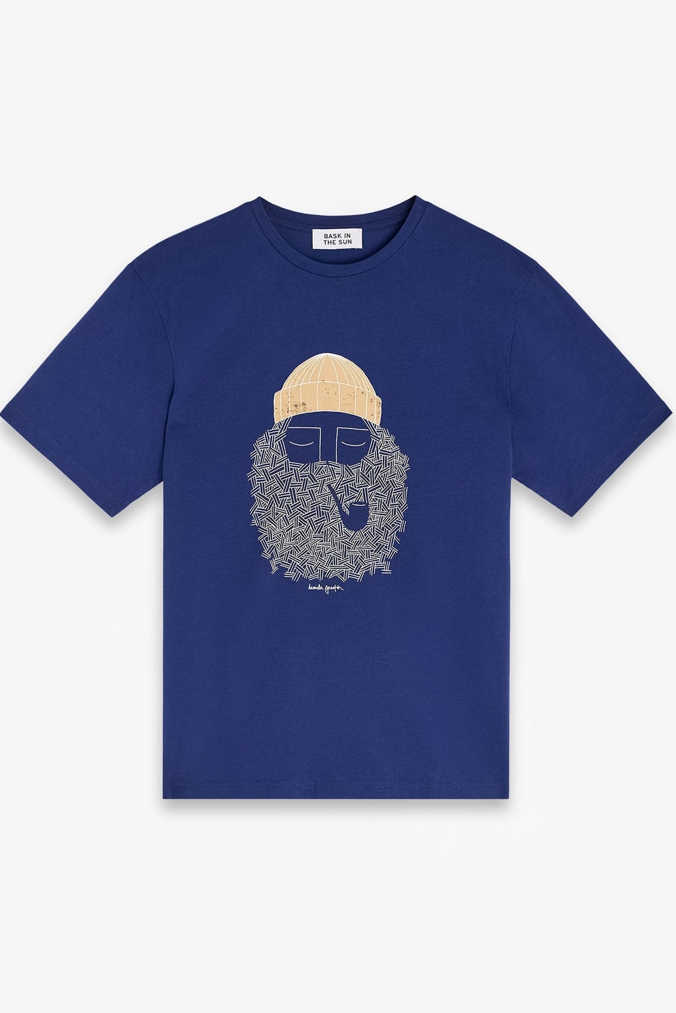 BASK IN THE SUN - Smoking Pipe Tee - Abyss - BACKYARD