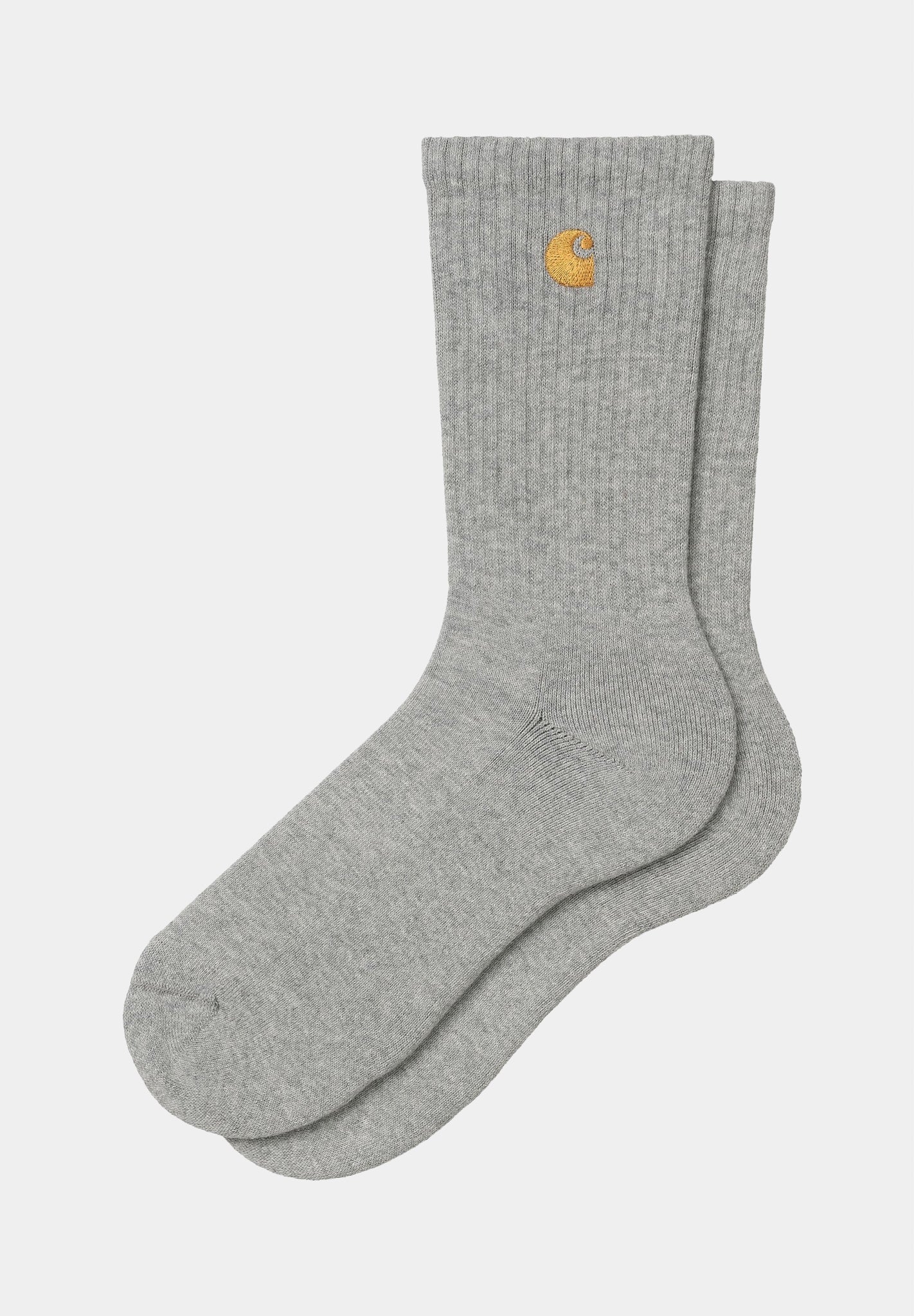 CARHARTT WIP - Chase Socks - Grey Heather Gold - BACKYARD