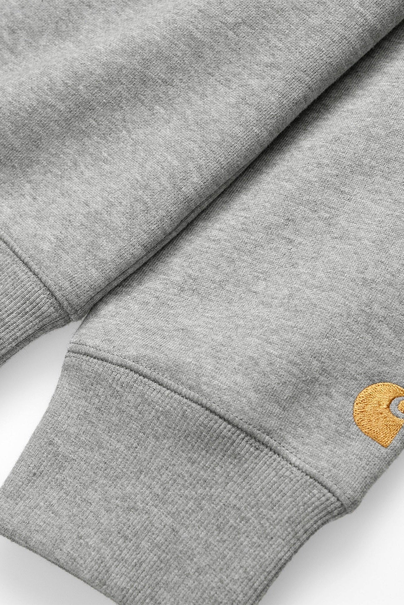 CARHARTT WIP - Chase Sweat - Grey Heather Gold - BACKYARD