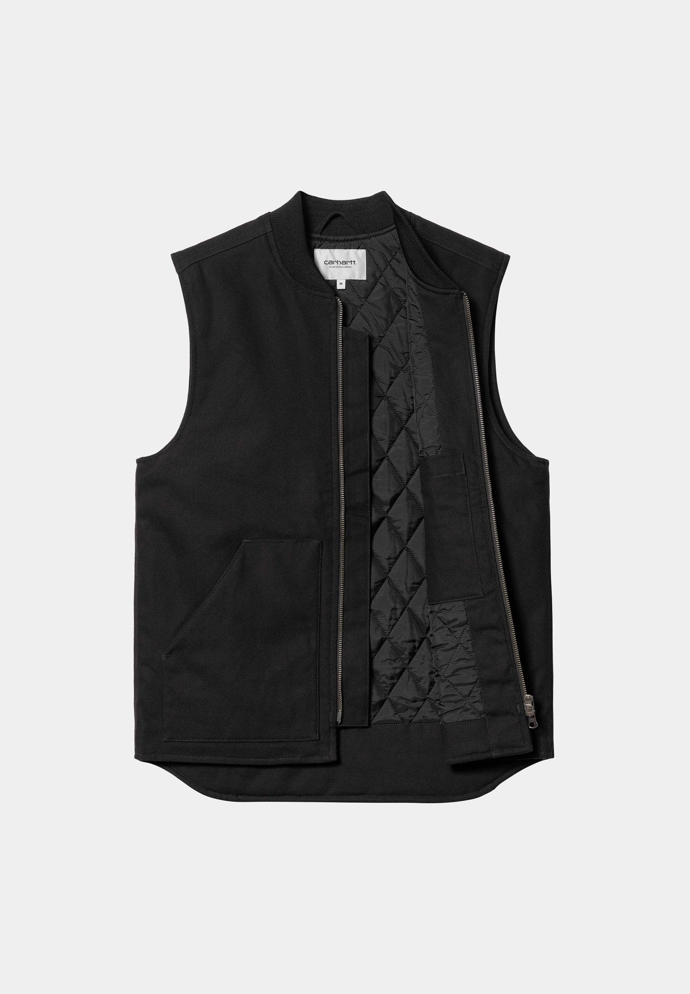 CARHARTT WIP - Classic Vest Lined - Black Rigid - BACKYARD