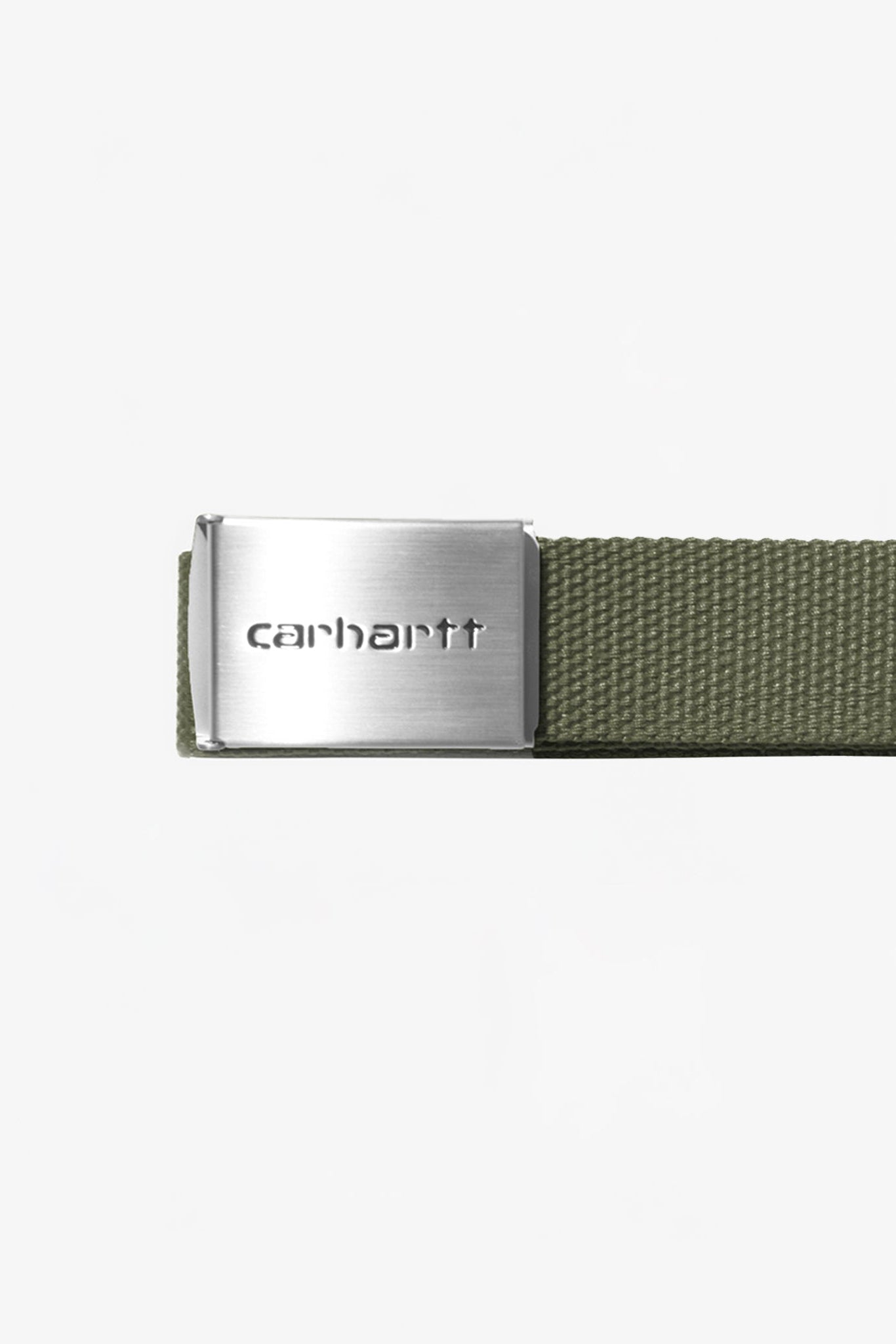 CARHARTT WIP - Clip Belt Chrome - Leaf - BACKYARD