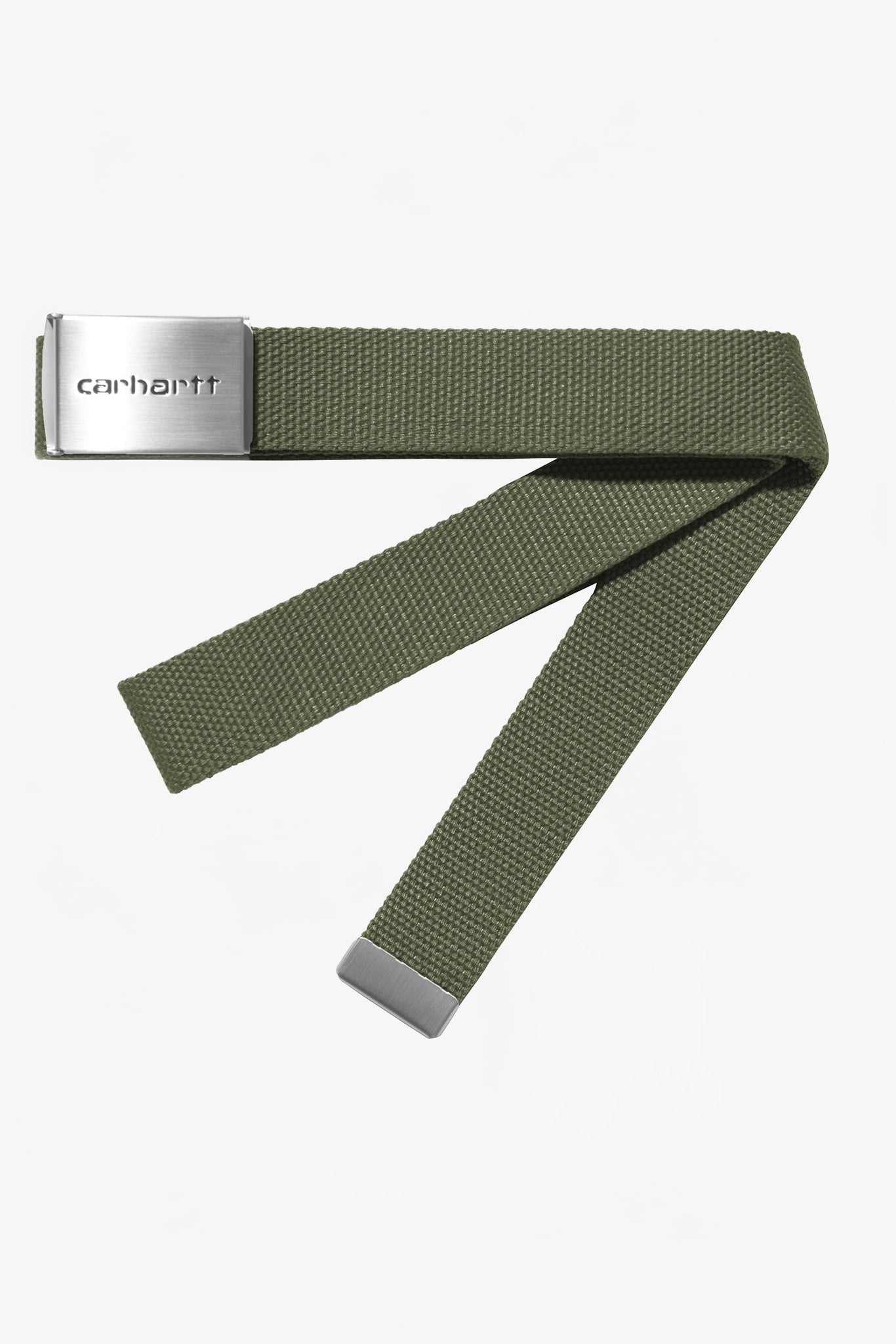 CARHARTT WIP - Clip Belt Chrome - Leaf - BACKYARD