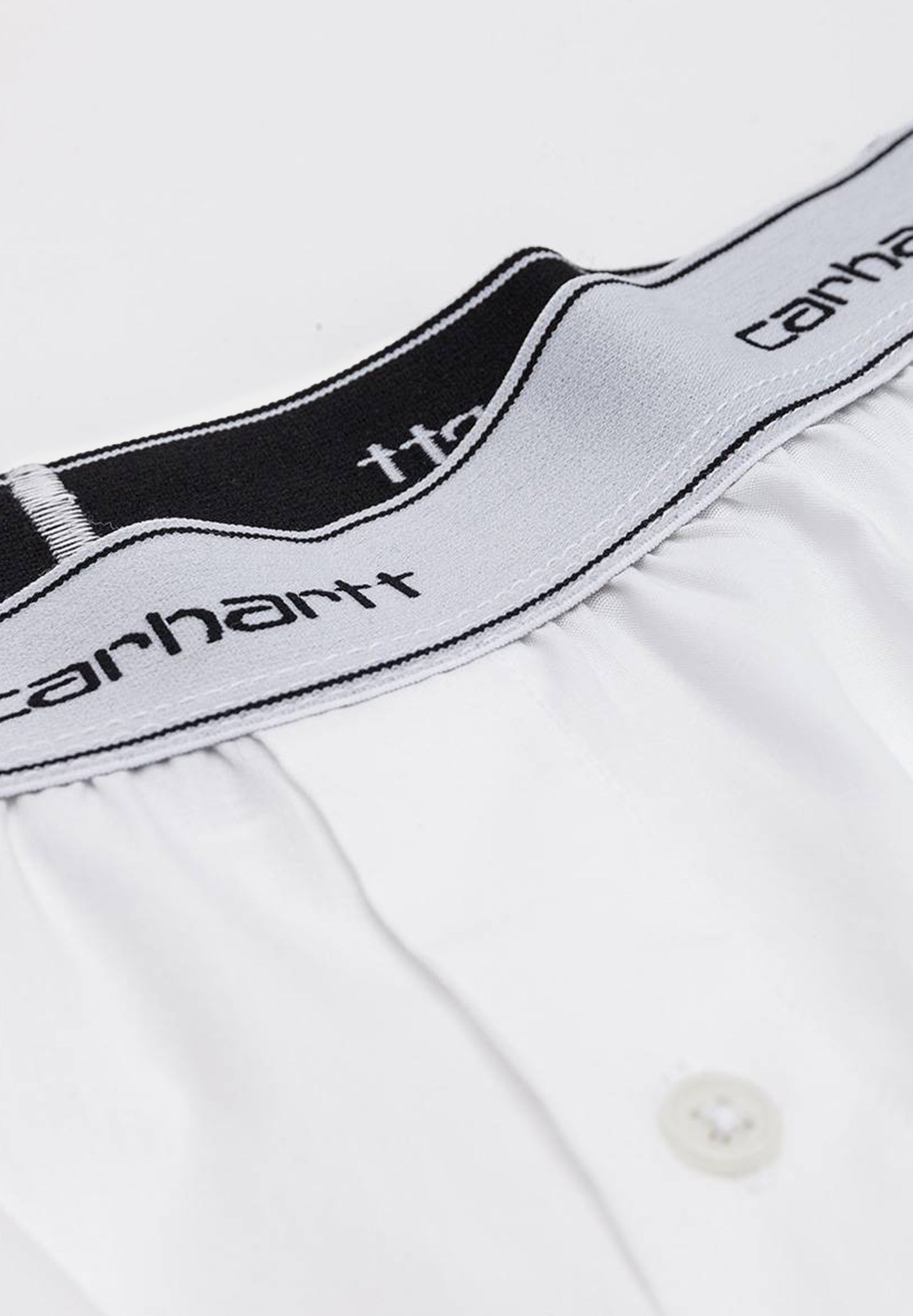 CARHARTT WIP - Cotton Script Boxers - White - BACKYARD