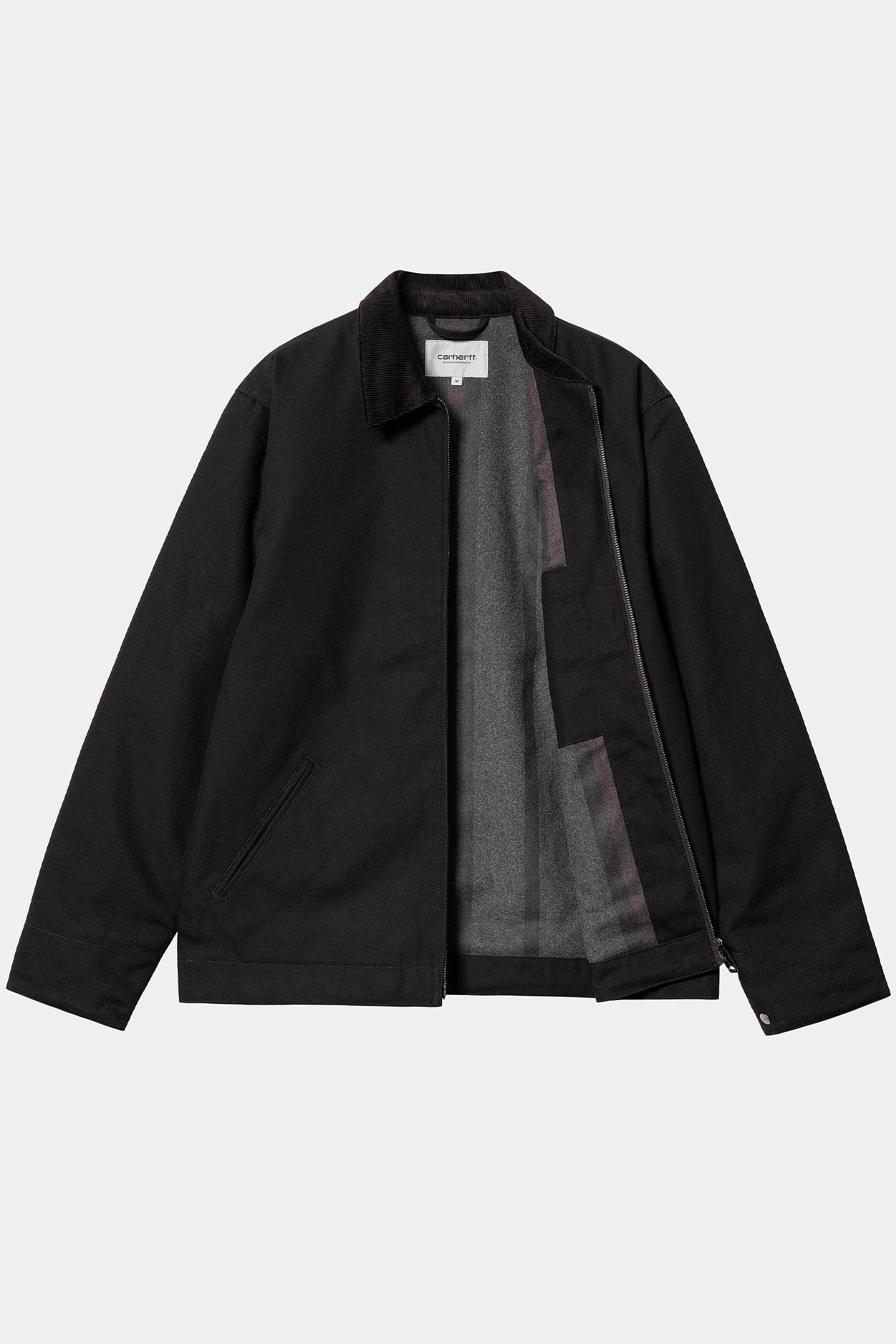 CARHARTT WIP - Detroit Jacket - Black Black Rigid - BACKYARD