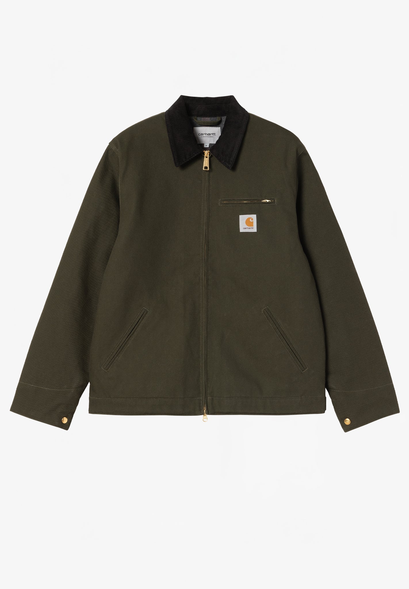 CARHARTT WIP - Detroit Jacket - Olive Black Rigid - BACKYARD