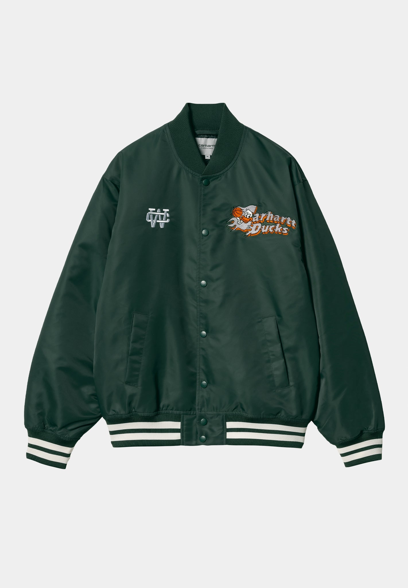 CARHARTT WIP - Flaming Ducks Bomber - Conifer Wax - BACKYARD