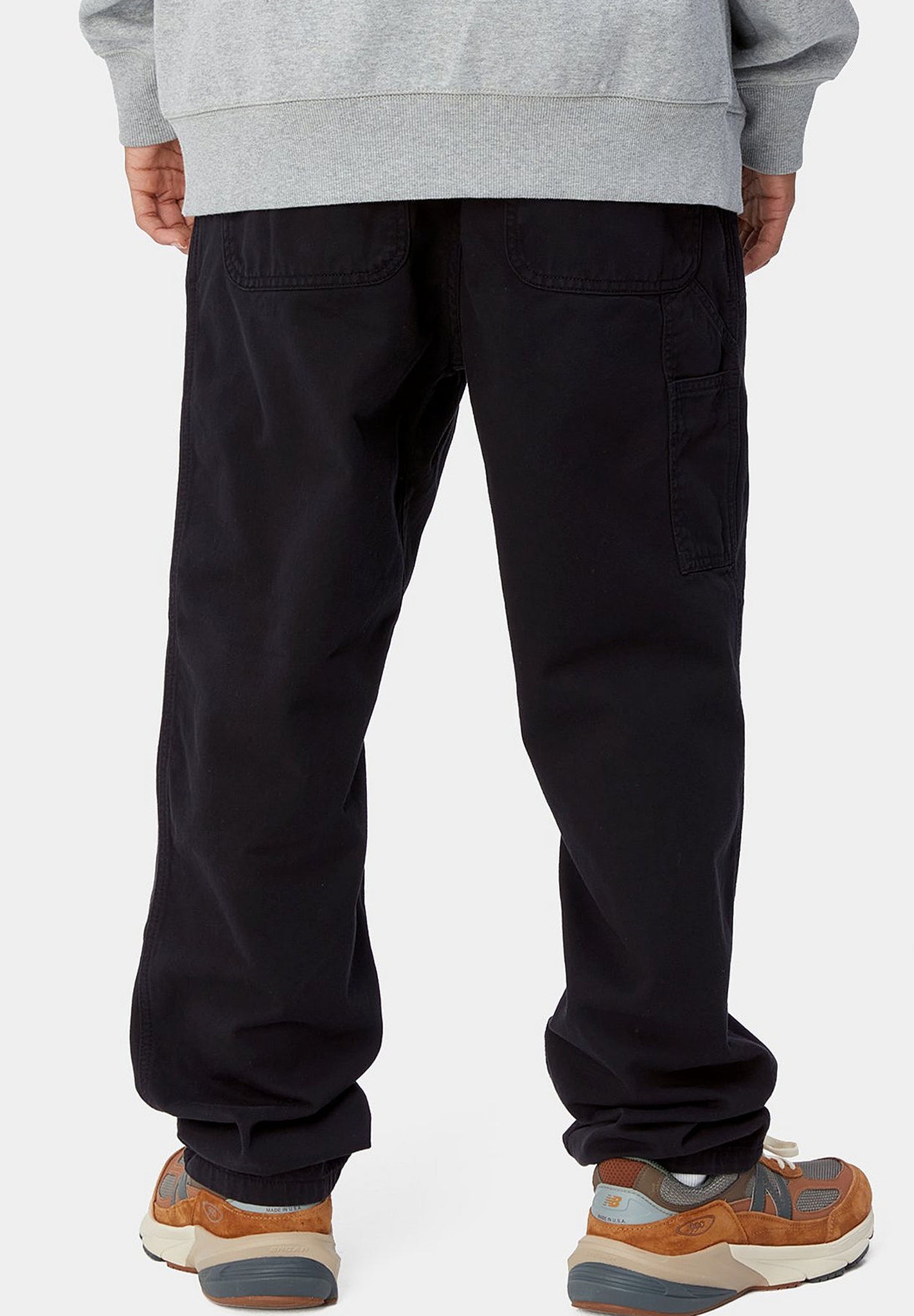 CARHARTT WIP - Flint Pant - Black Garment Dyed - BACKYARD
