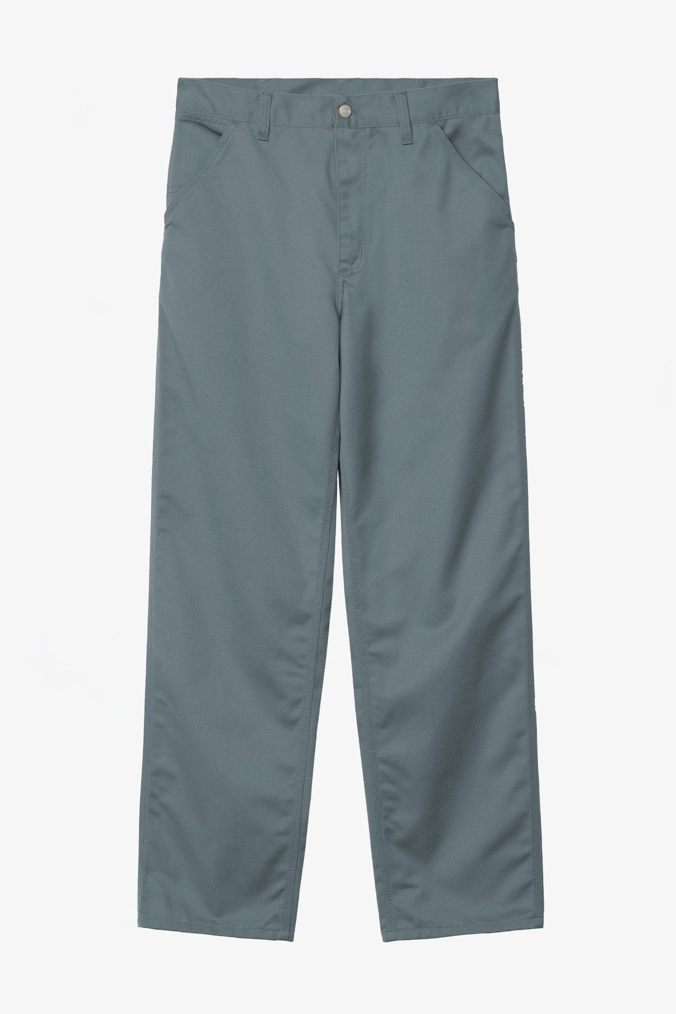 CARHARTT WIP - Flint Pant - Cozy Blue Garment Dyed - BACKYARD