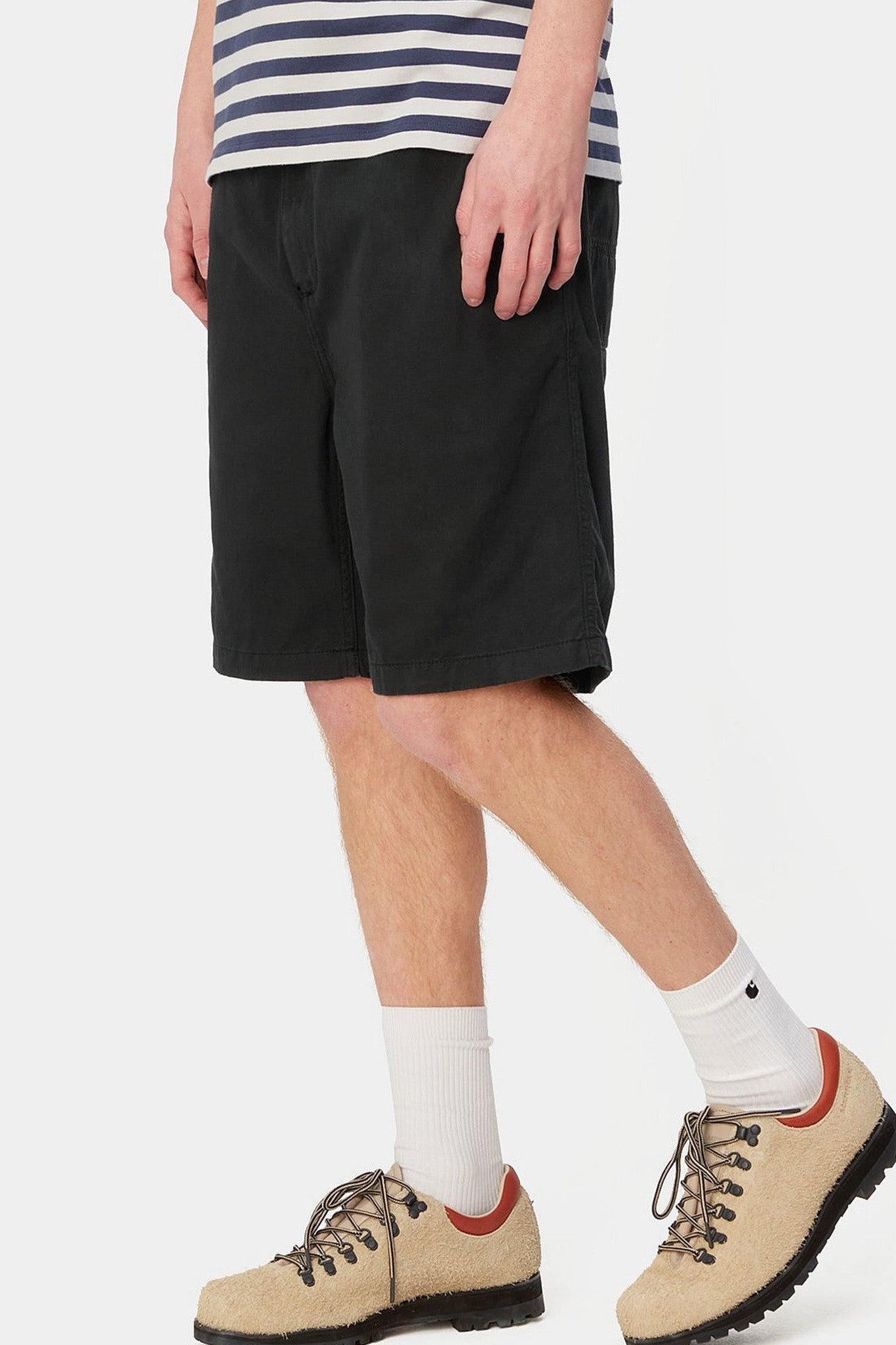 CARHARTT WIP - Flint Short - Black - BACKYARD