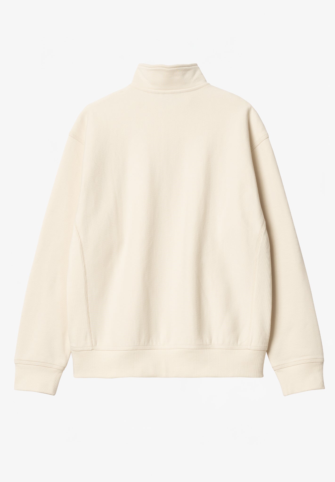 CARHARTT WIP - Half Zip American Script Sweat - Natural - BACKYARD