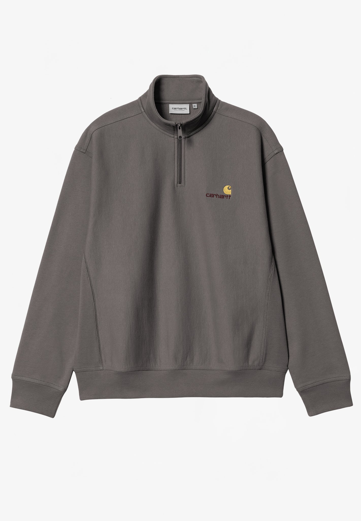 CARHARTT WIP - Half Zip American Script Sweat - Porphyry - BACKYARD