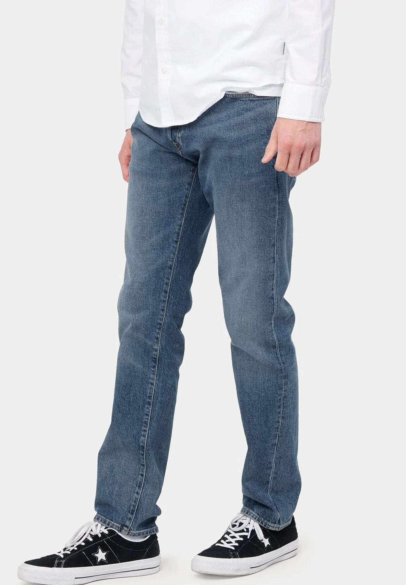 CARHARTT WIP - Klondike Pant - Blue Mid Used Wash - BACKYARD