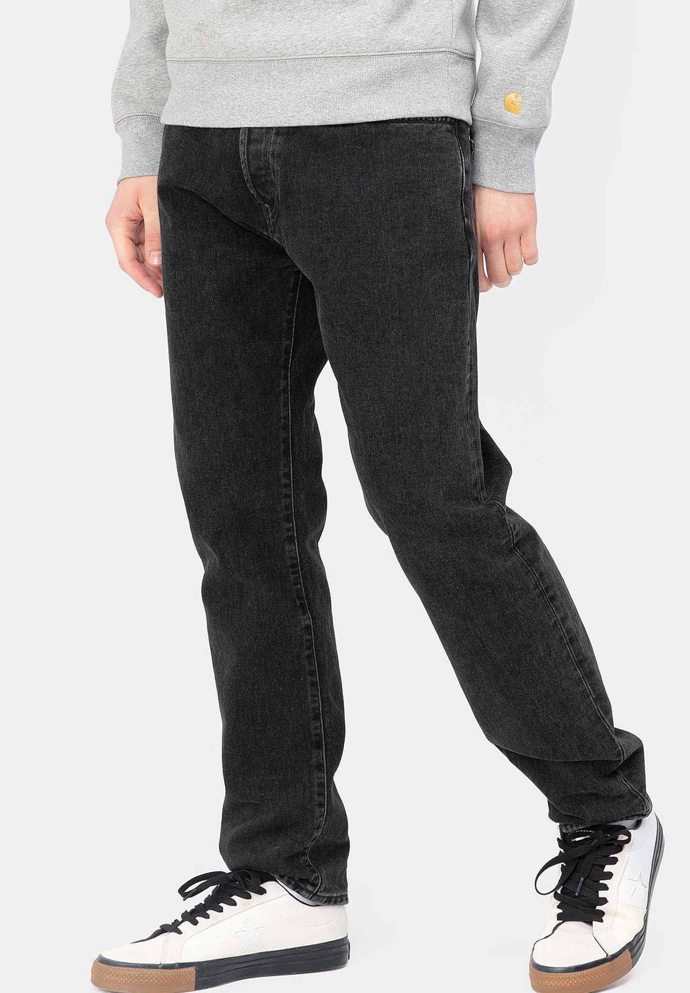 CARHARTT WIP - Klondike Pant - Black Stone Washed - BACKYARD