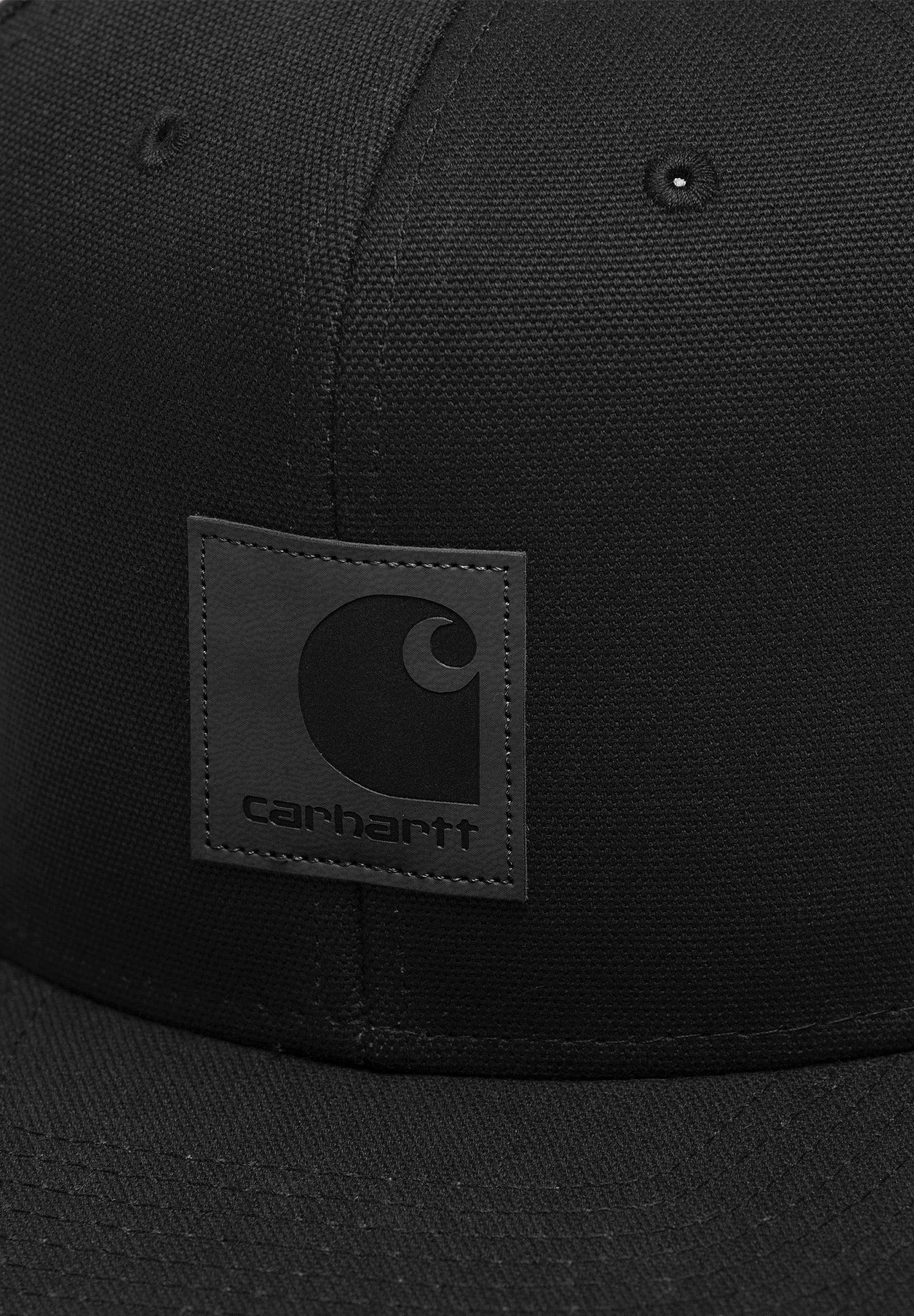 CARHARTT WIP - Logo Cap - Black - BACKYARD