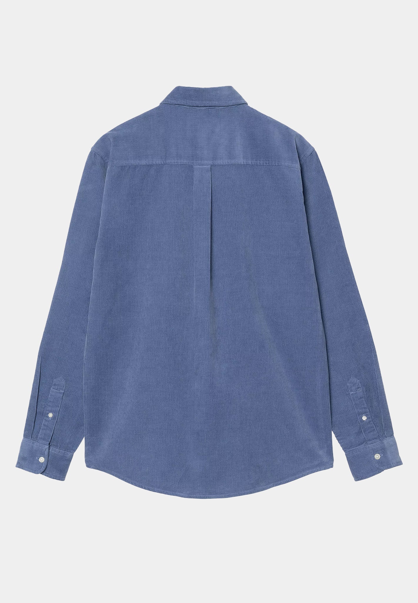 CARHARTT WIP - L/S Madison Fine Cord Shirt - Blue Iris Wax - BACKYARD