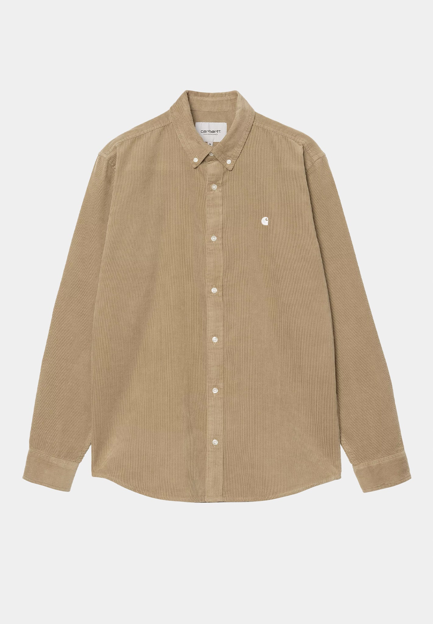 CARHARTT WIP - L/S Madison Fine Cord Shirt - Leather Wax - BACKYARD