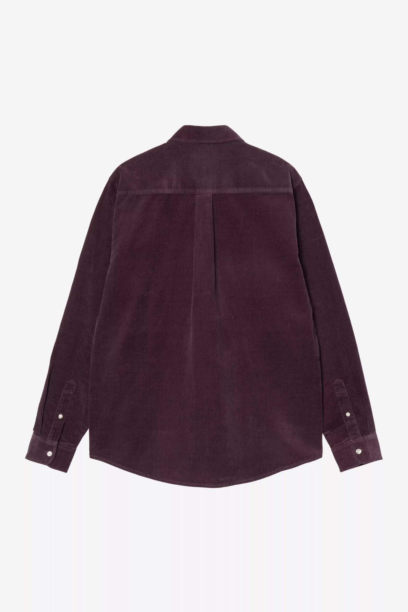 CARHARTT WIP - L/S Madison Fine Cord Shirt - Cozy Purple Wax - BACKYARD