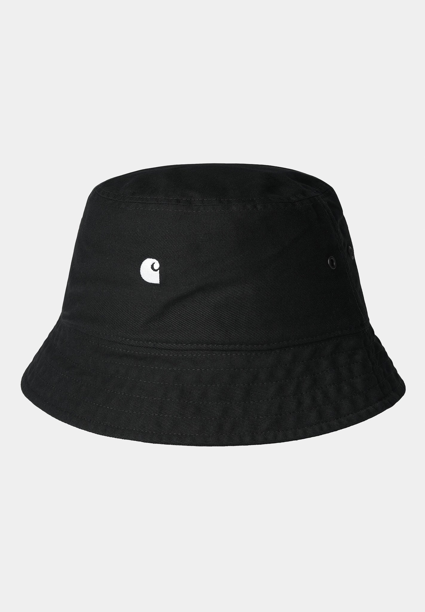 CARHARTT WIP - Madison Logo Bucket Hat - Black White - BACKYARD