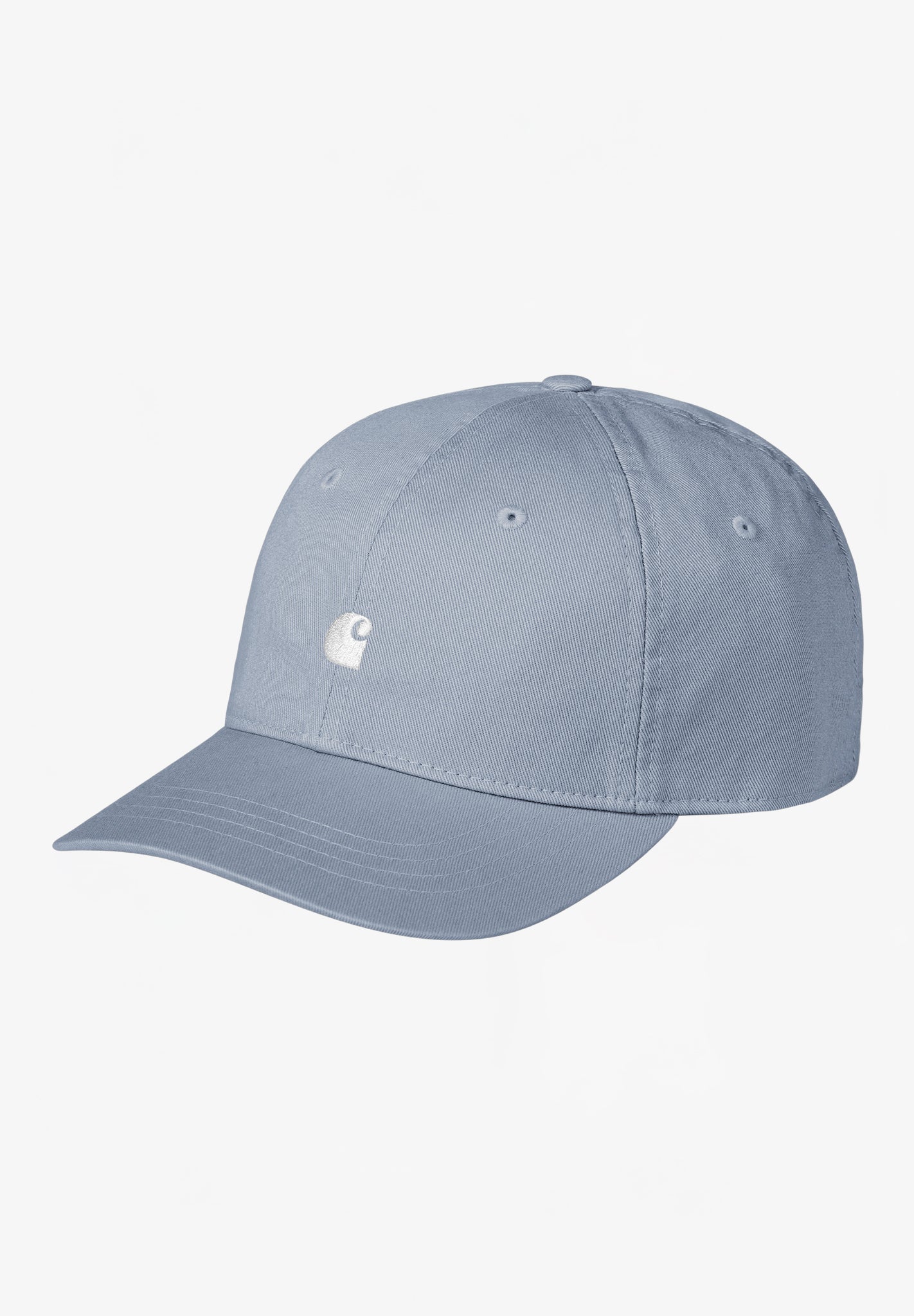 CARHARTT WIP - Madison Logo Cap - Blue Fog White - BACKYARD