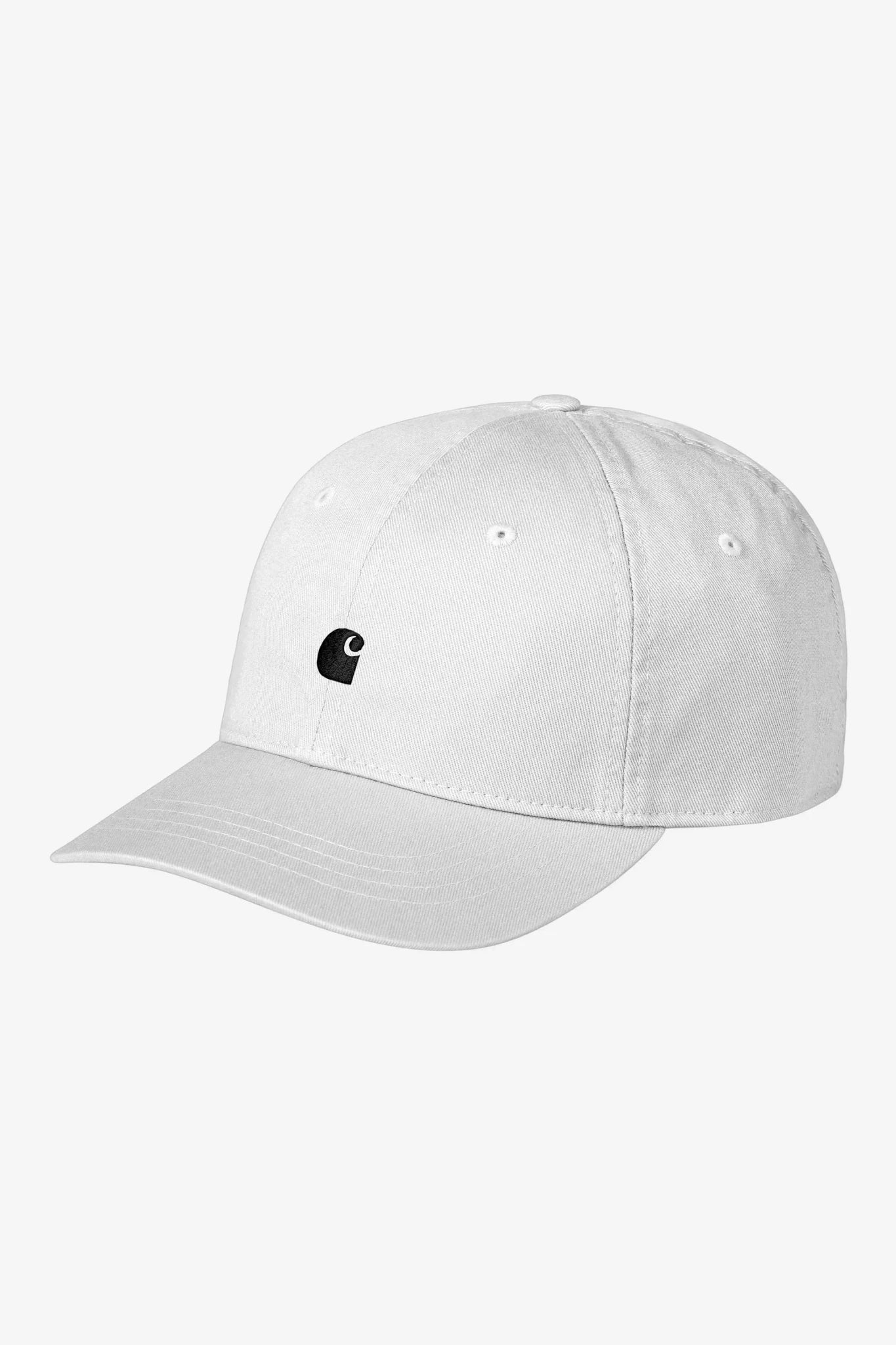 CARHARTT WIP - Madison Logo Cap - White Black - BACKYARD