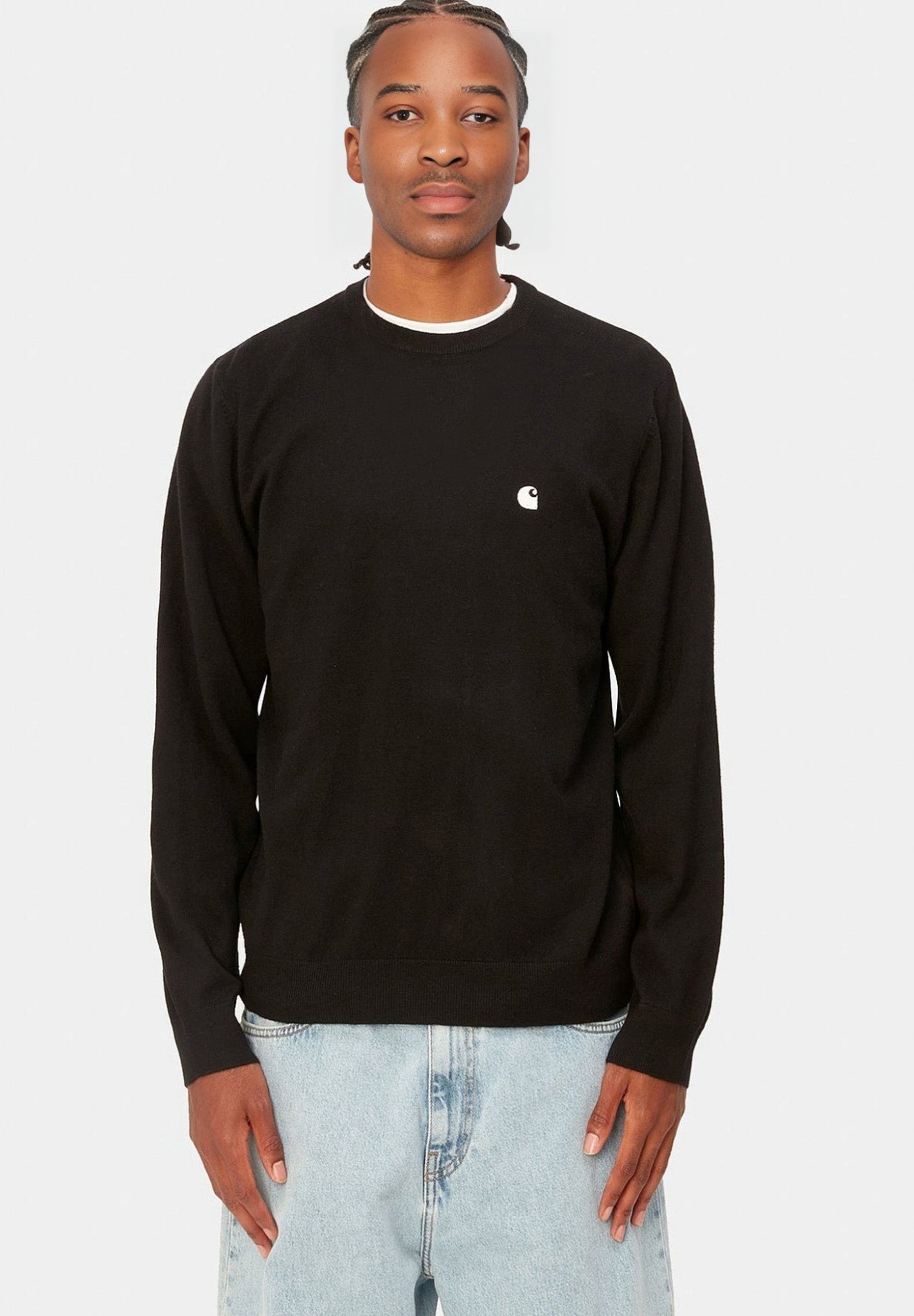 CARHARTT WIP - Madison Sweater - Black Wax - BACKYARD