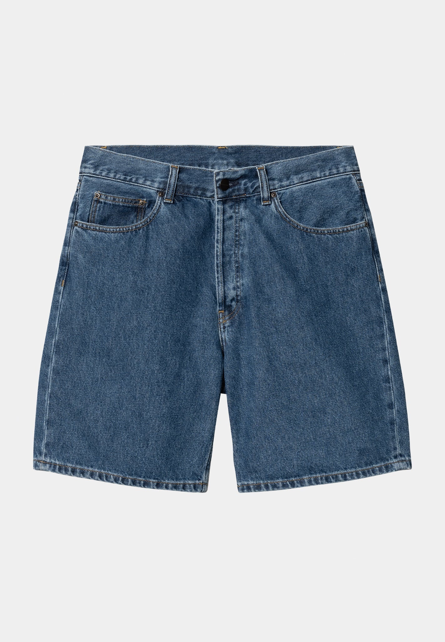 CARHARTT WIP-Nolan Short-Blue Heavy Stone Wash-BACKYARD