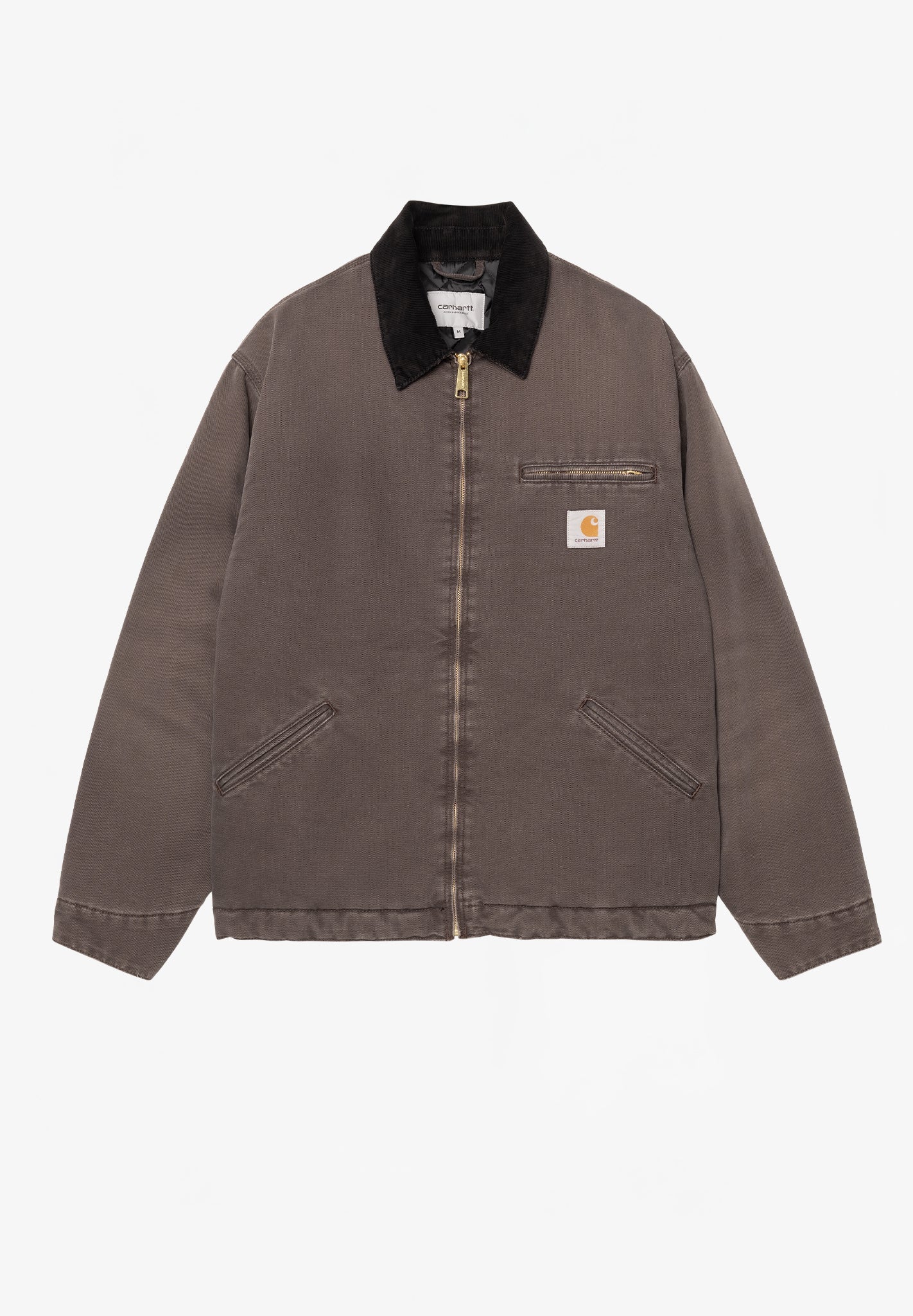 CARHARTT WIP - OG Detroit Jacket - Tobacco Black Stone Canvas - BACKYARD
