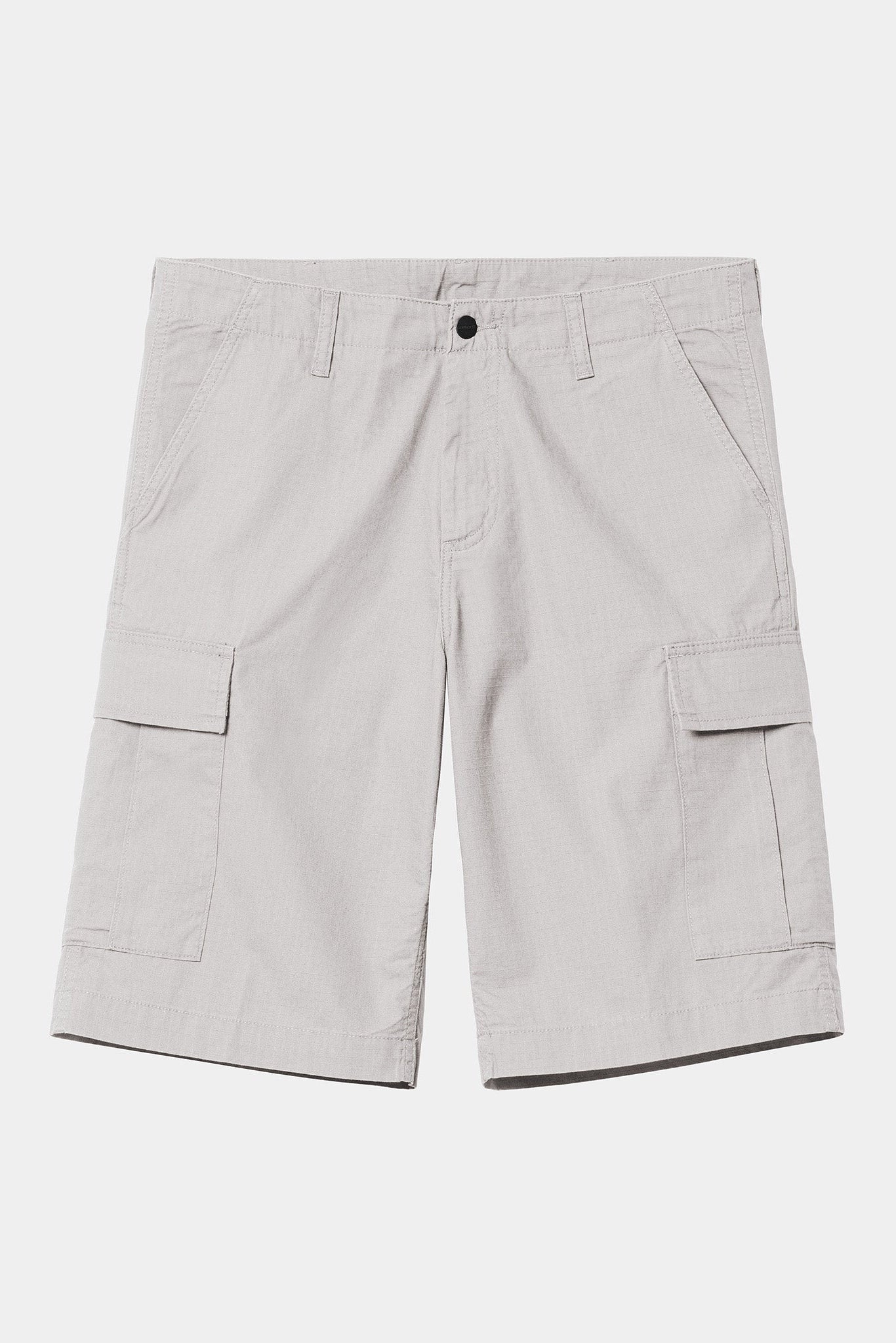 CARHARTT WIP - Regular Cargo Short - Sonic Silver Rinsed - BACKYARD