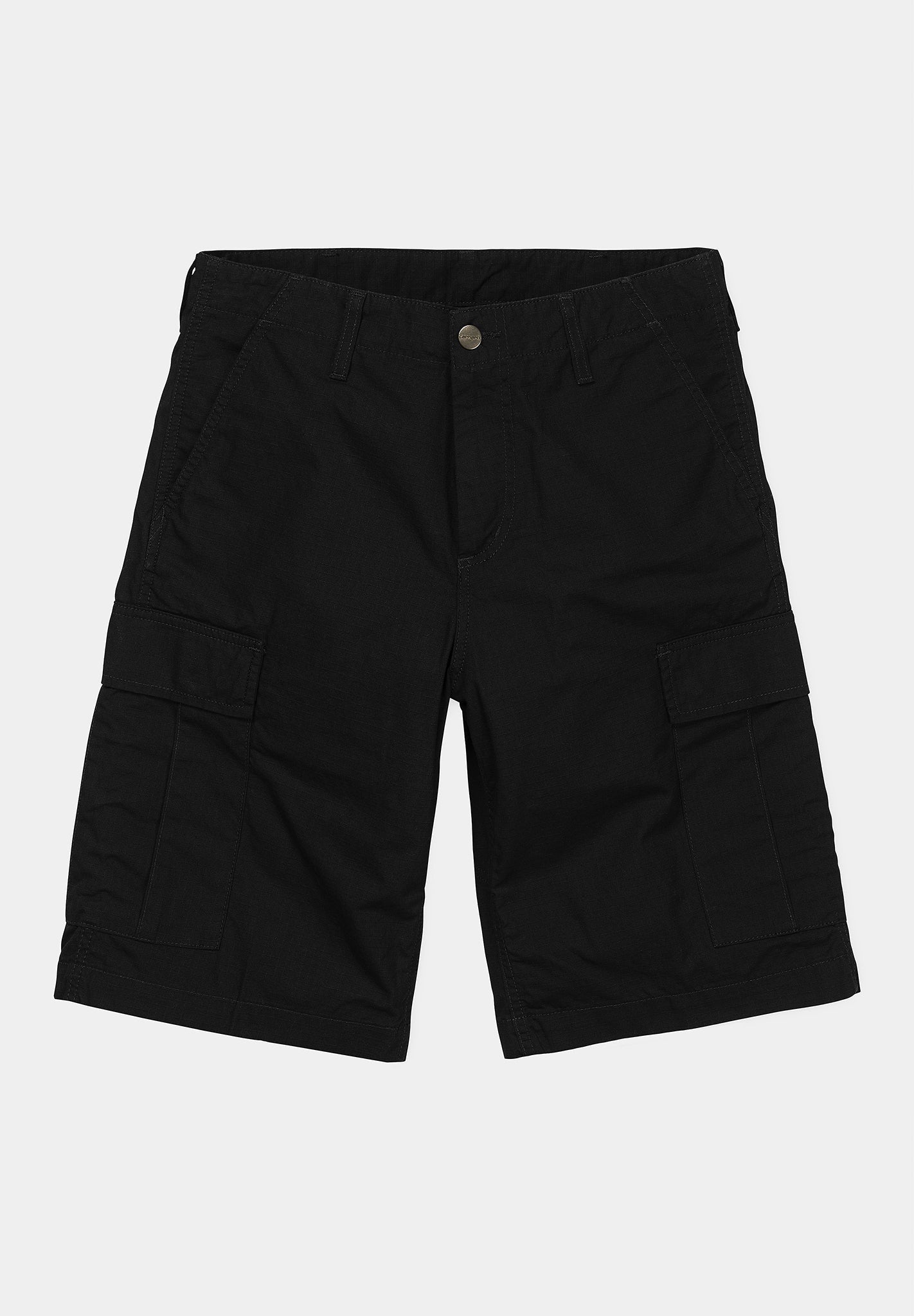 CARHARTT WIP - Regular Cargo Short - Black Rinsed - BACKYARD