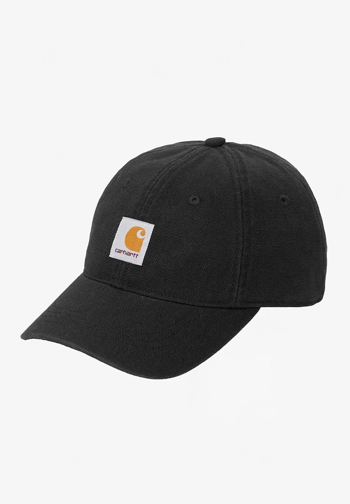 CARHARTT WIP - Selby Canvas Cap - Black Stone Washed - BACKYARD