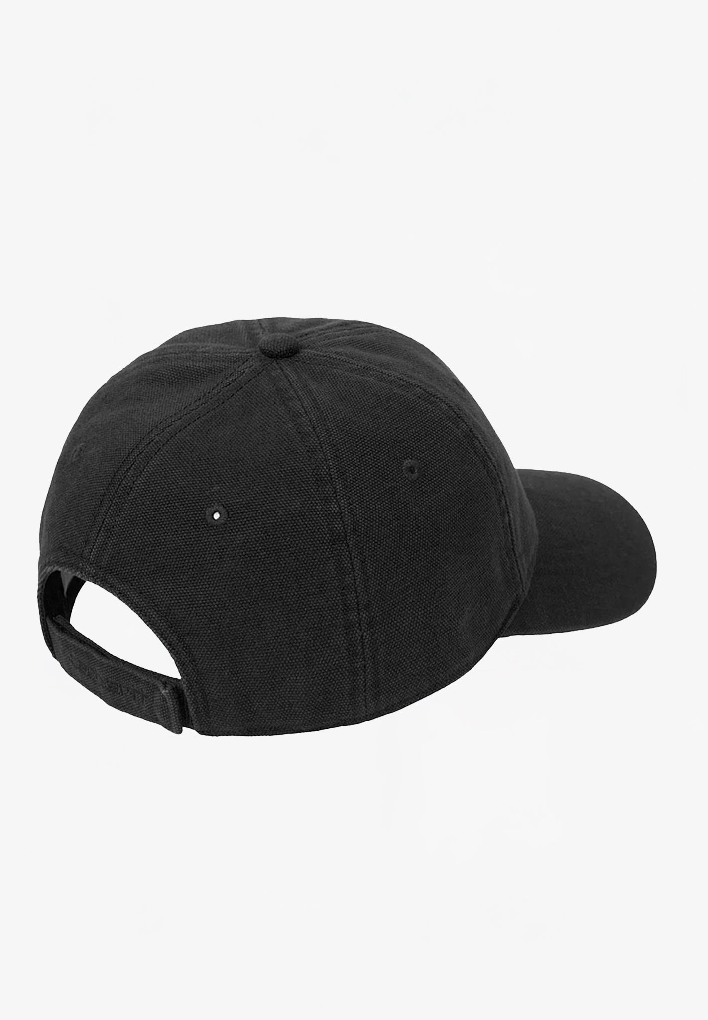 CARHARTT WIP - Selby Canvas Cap - Black Stone Washed - BACKYARD
