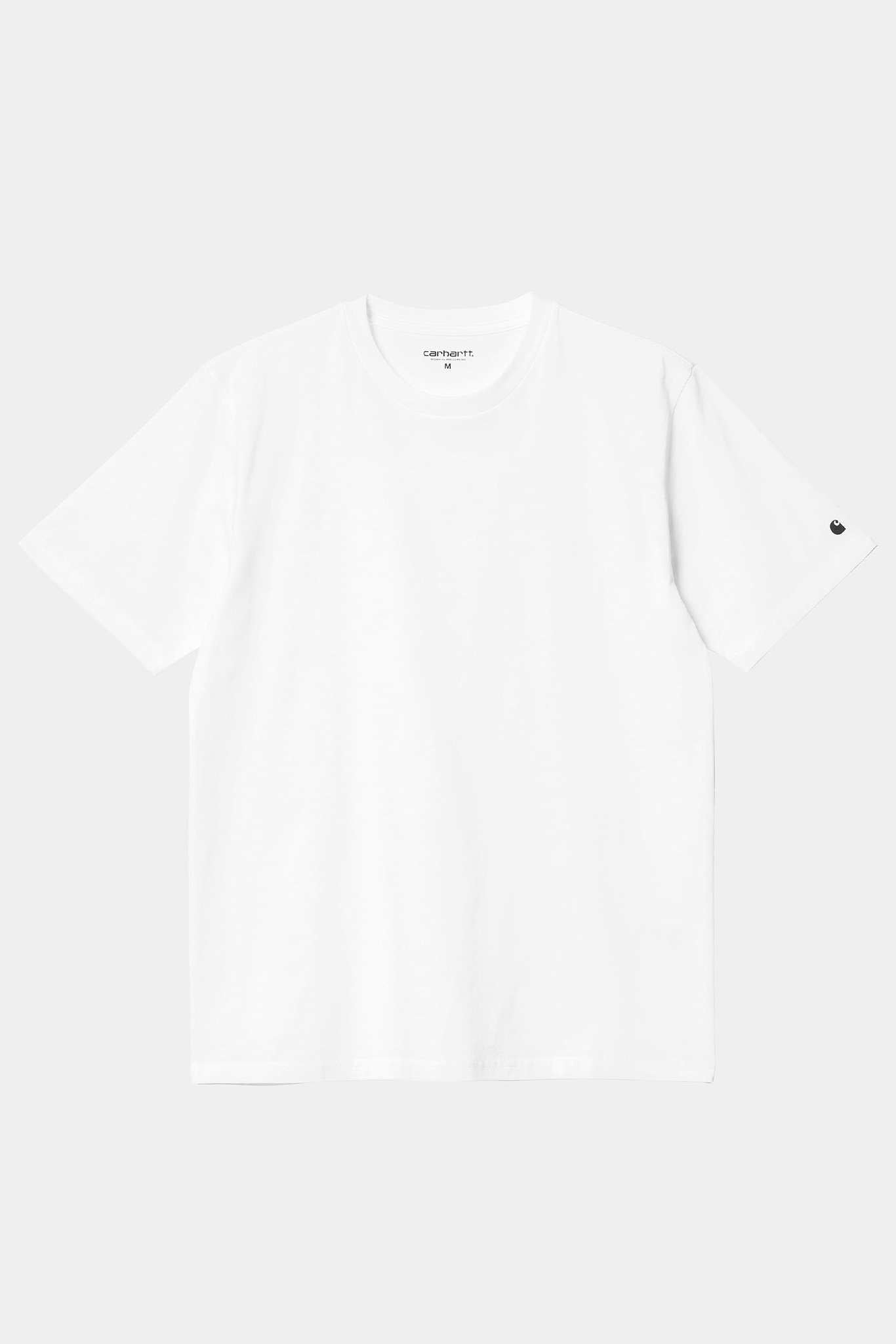 CARHARTT WIP - S/S Base T-Shirt - White Black - BACKYARD
