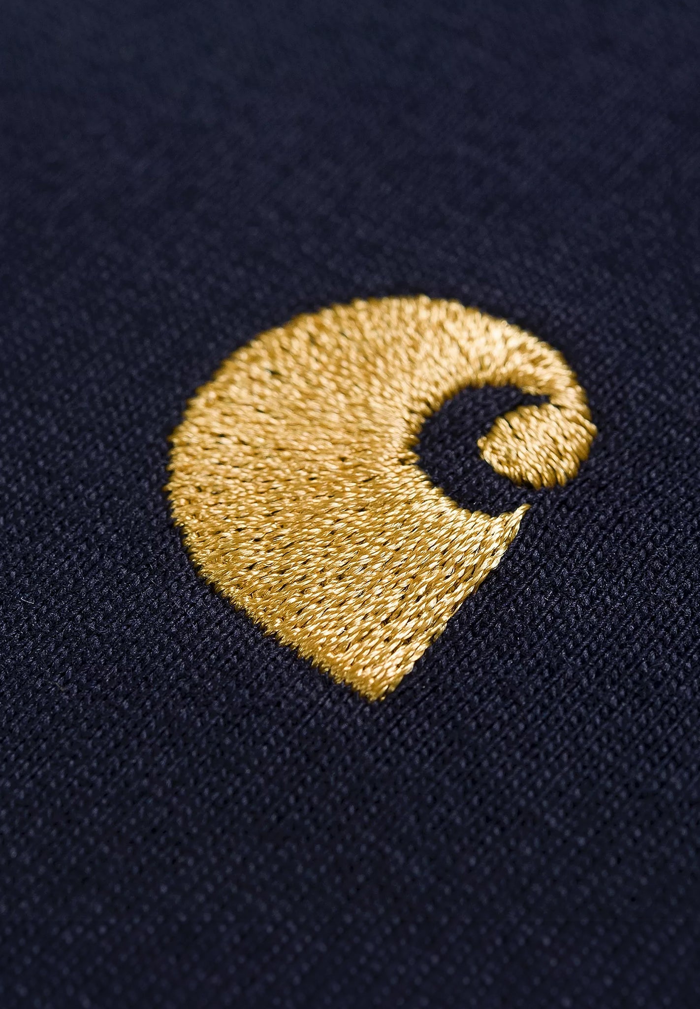 CARHARTT WIP - S/S Chase T-Shirt - Dark Navy Gold - BACKYARD