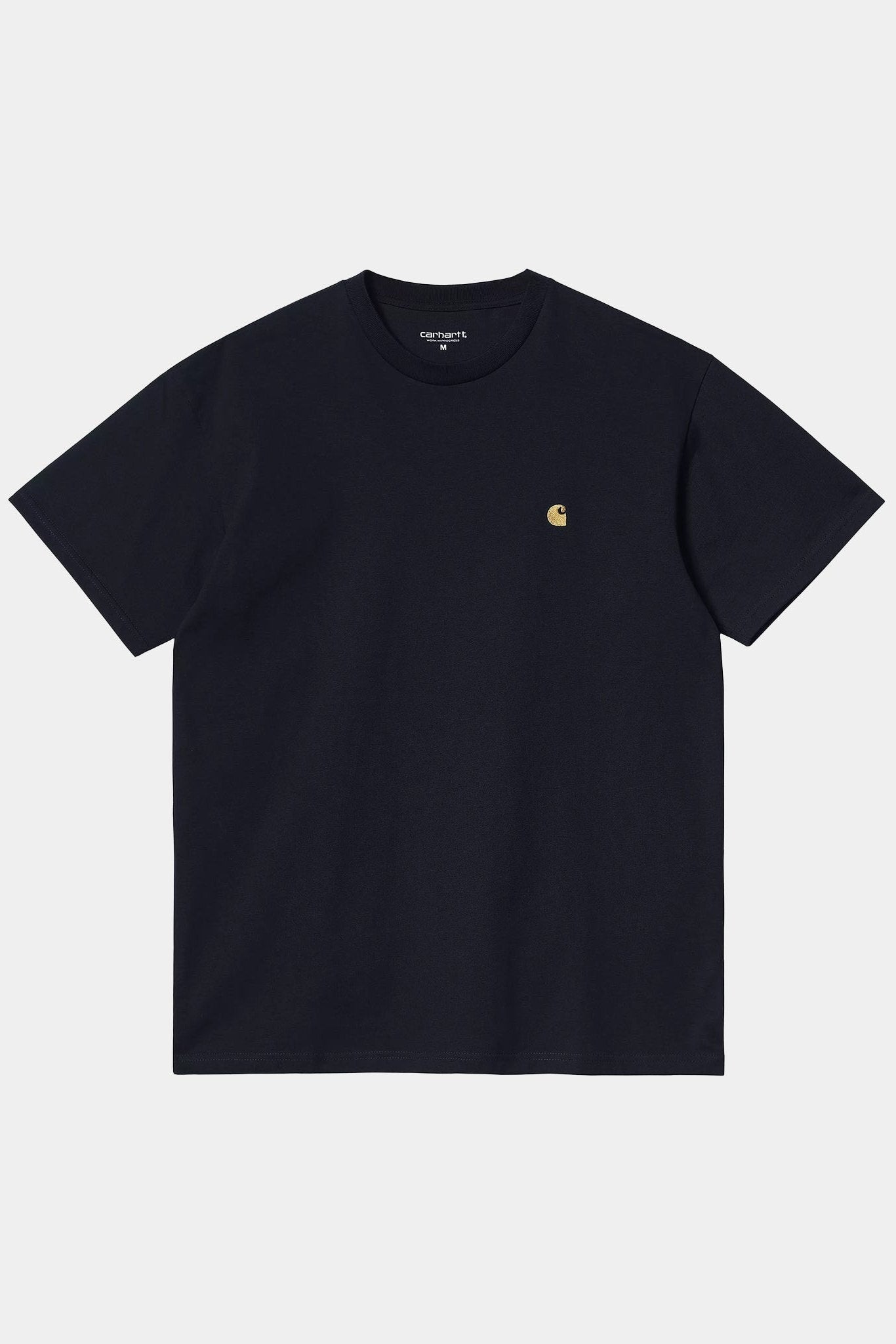 CARHARTT WIP - S/S Chase T-Shirt - Dark Navy Gold - BACKYARD