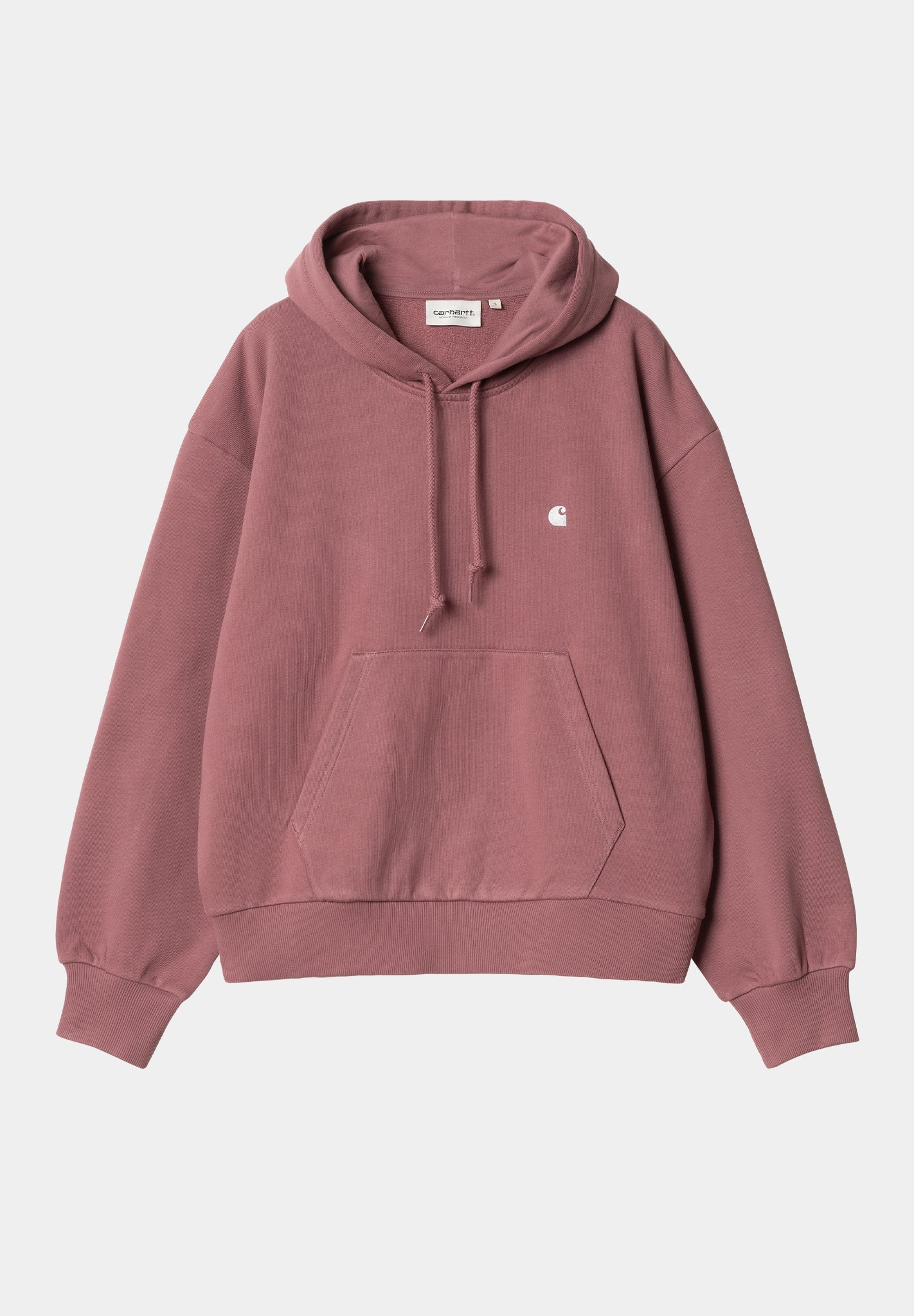 CARHARTT WIP - W' Hooded Casey Sweatshirt - Dusky Pink Silver - BACKYARD