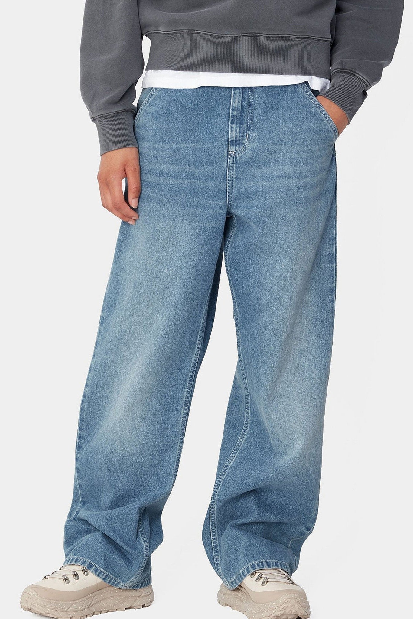CARHARTT WIP - W' Simple Pant - Blue Light True Washed - BACKYARD