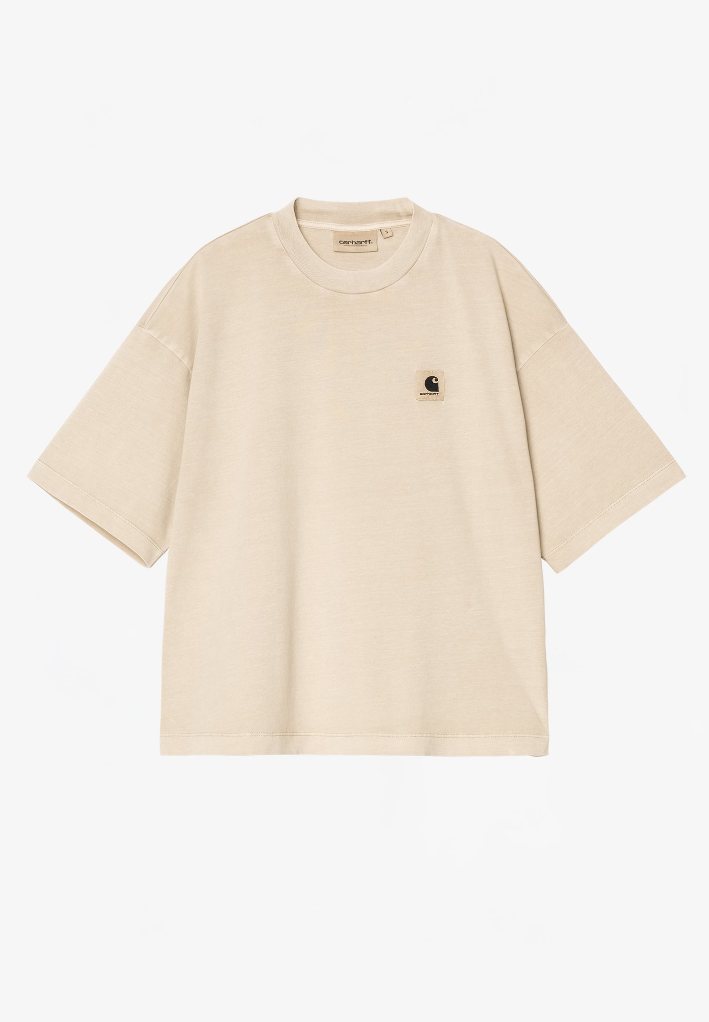 CARHARTT WIP - W' S/S Nelson T-Shirt - Fleur De Sel Garment Dyed - BACKYARD