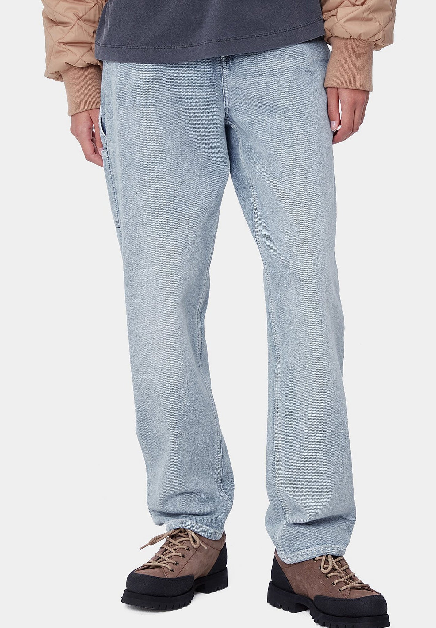 CARHARTT WIP - Women W' Pierce Pant - Blue Light Stone Washed - BACKYARD