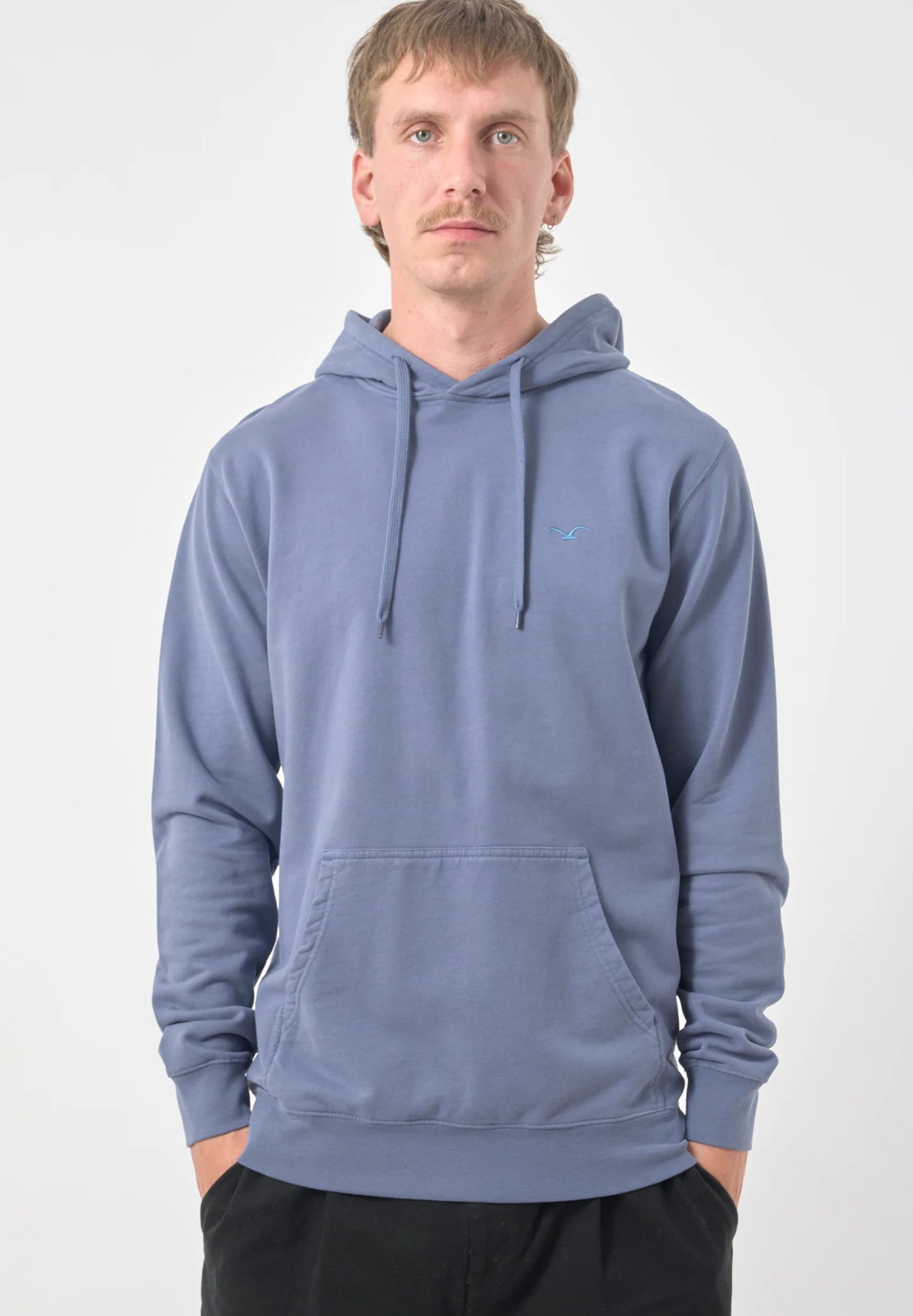 CLEPTOMANICX - Ligull Regular Hooded - Nightshadow Blue - BACKYARD